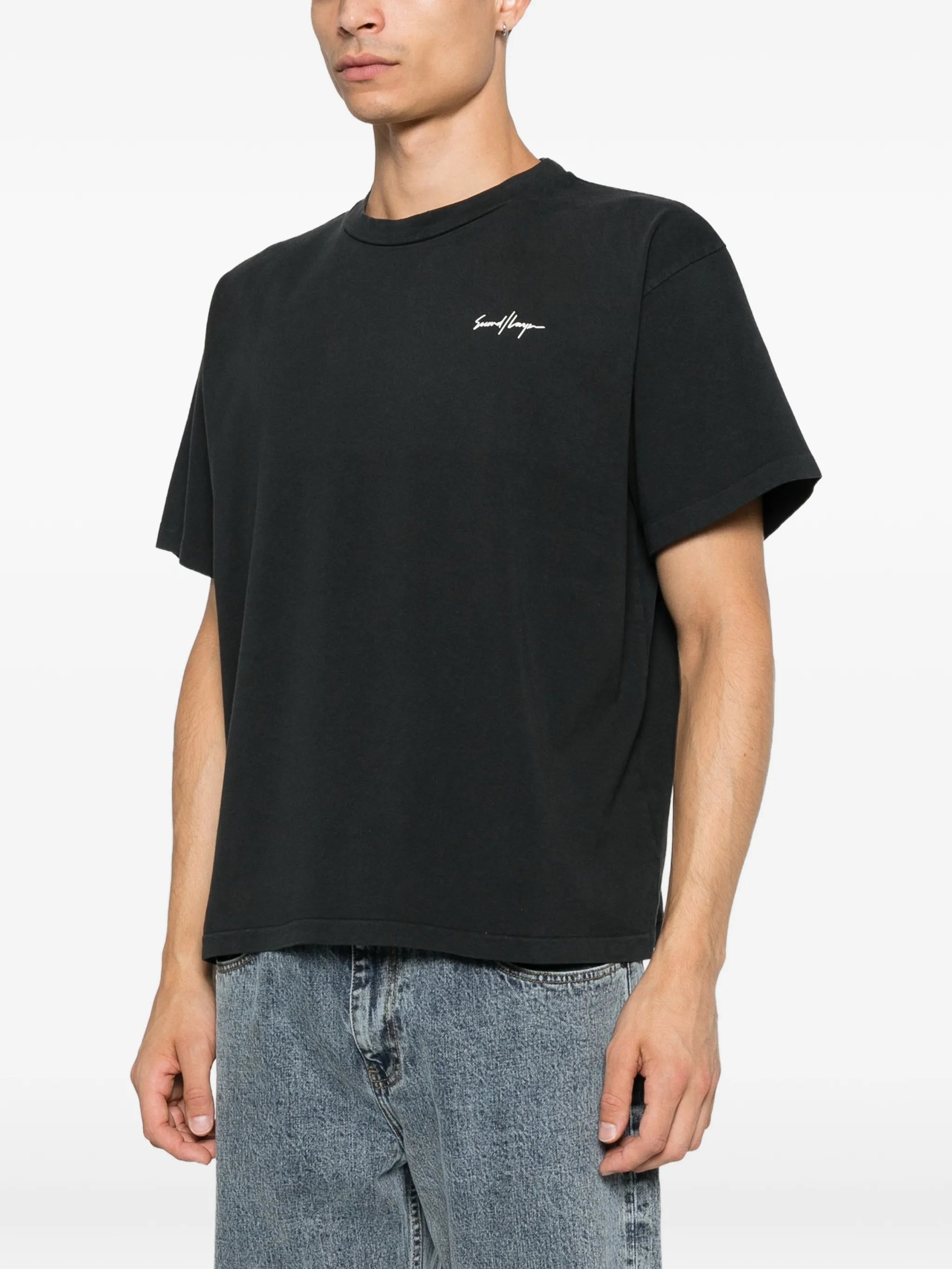 logo-print graphic-print T-shirt