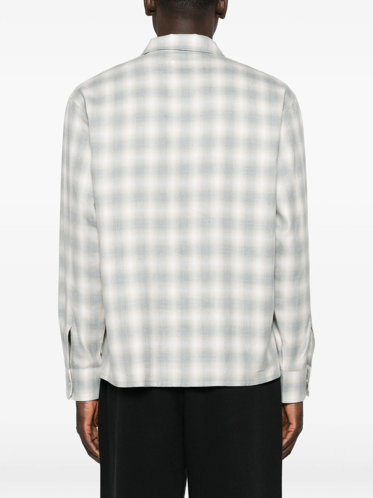 checked long-sleeve shirt