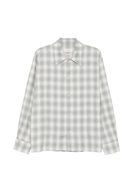 checked long-sleeve shirt