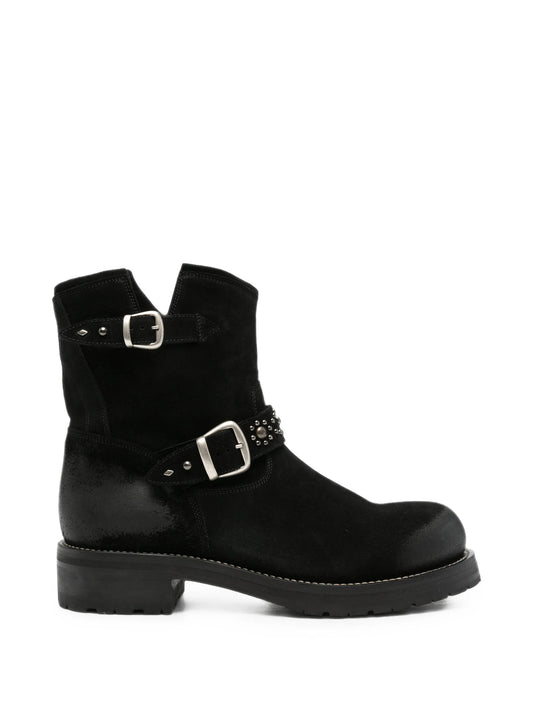 Rider buckled boots