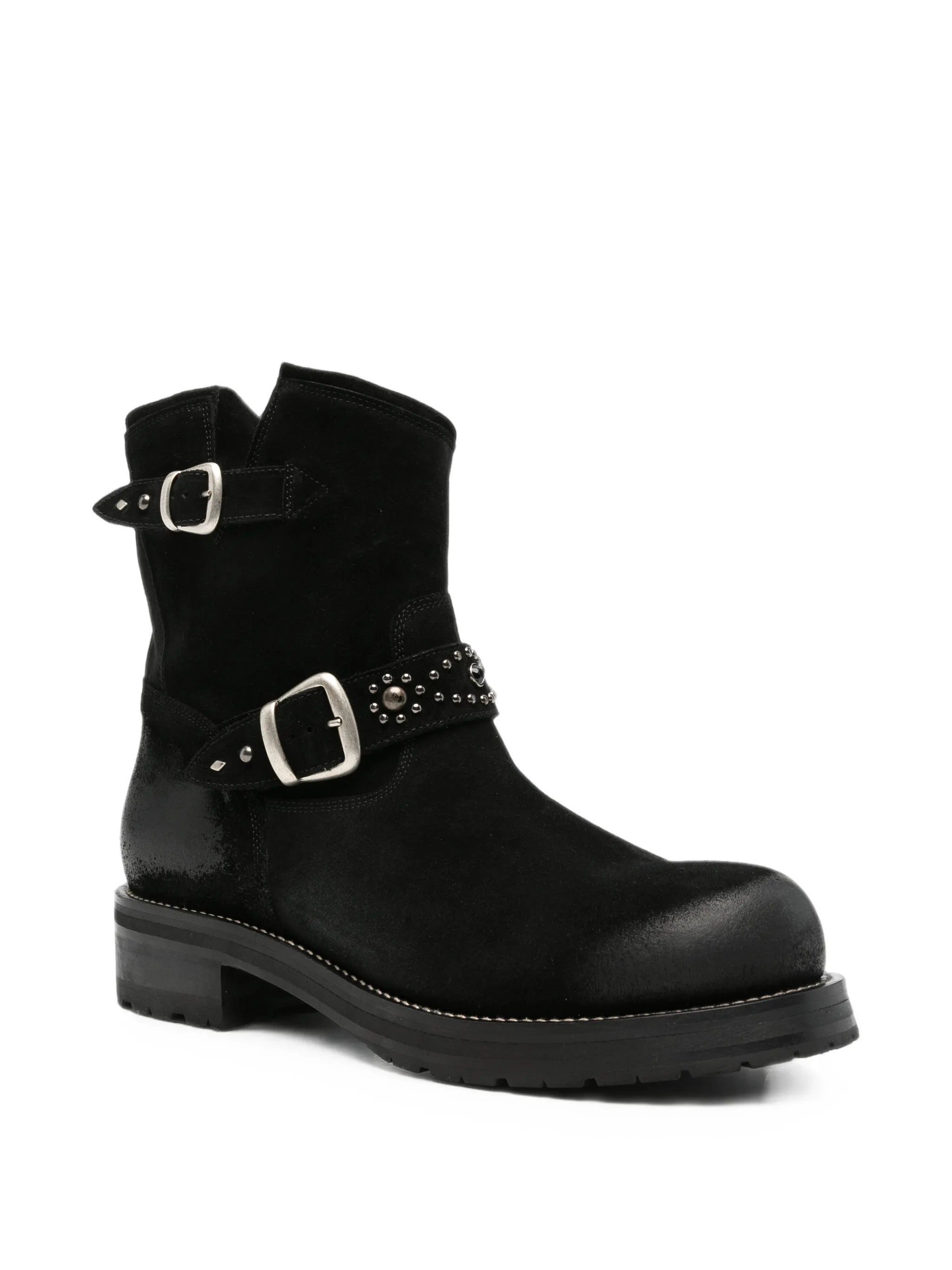 Rider buckled boots