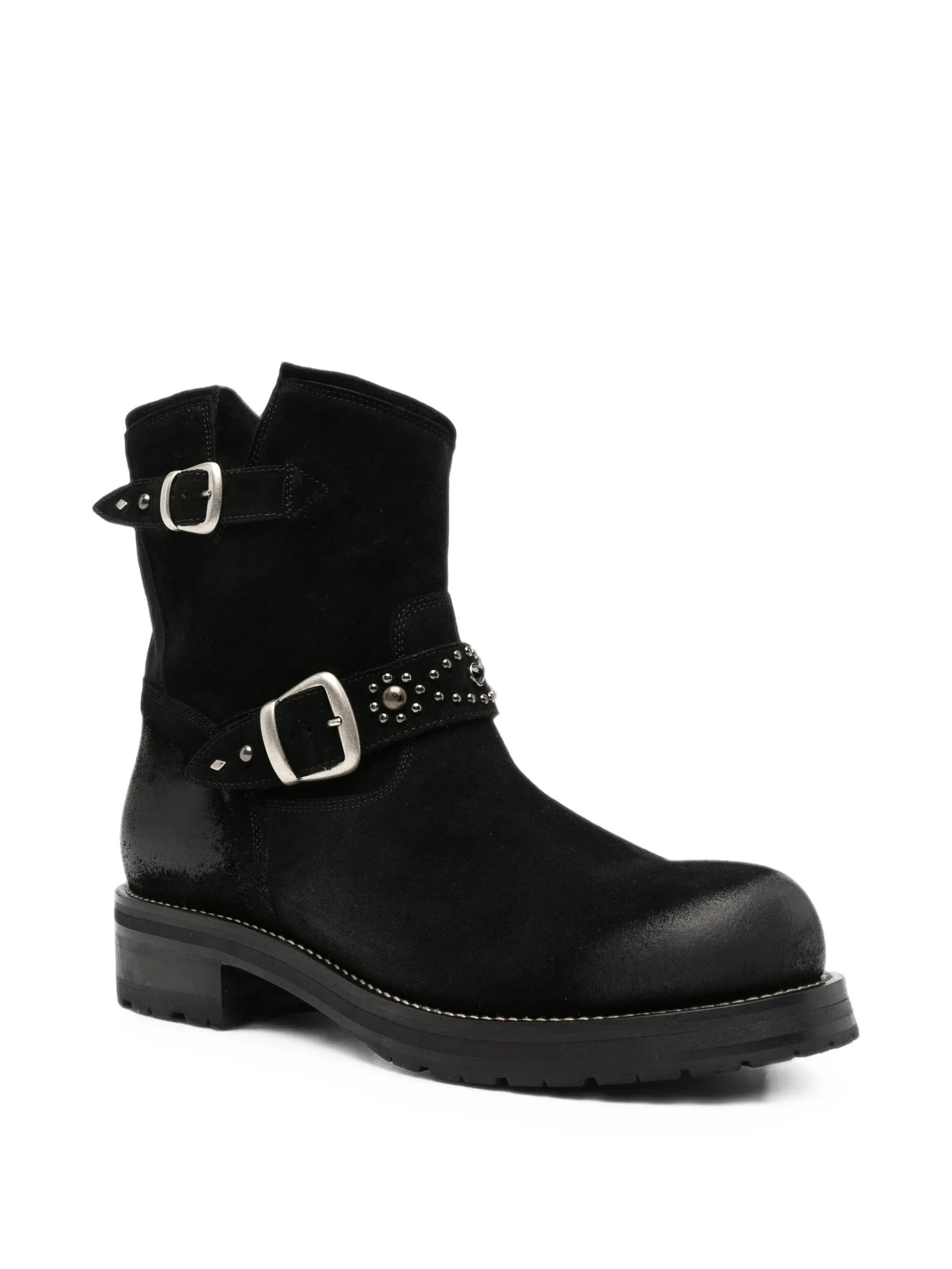 Rider buckled boots