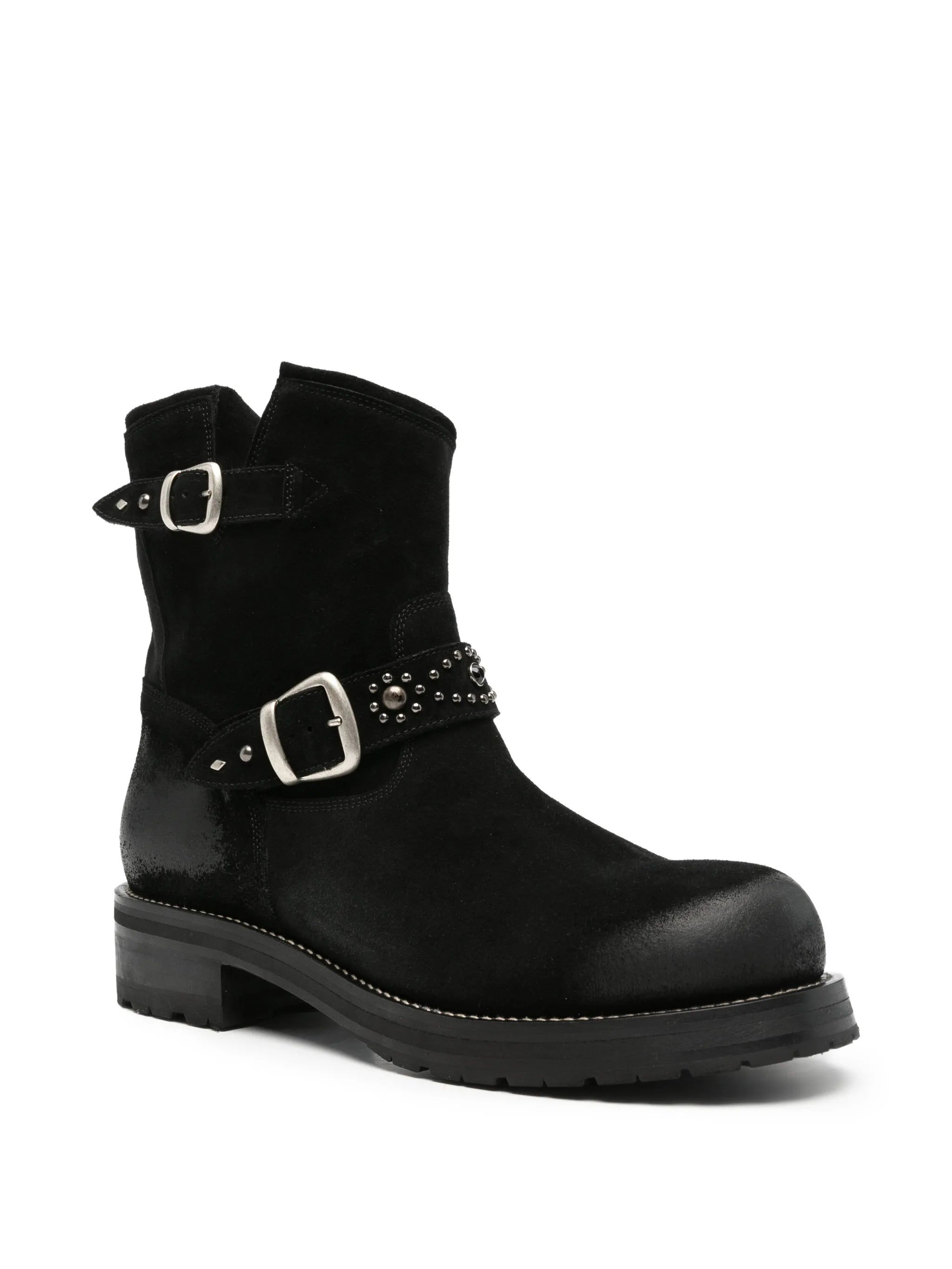 Rider buckled boots