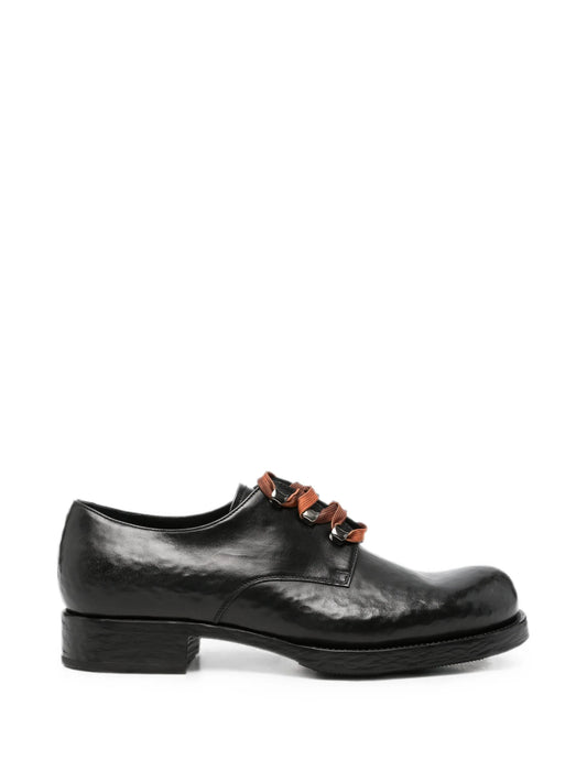 Runway lace-up derby shoes