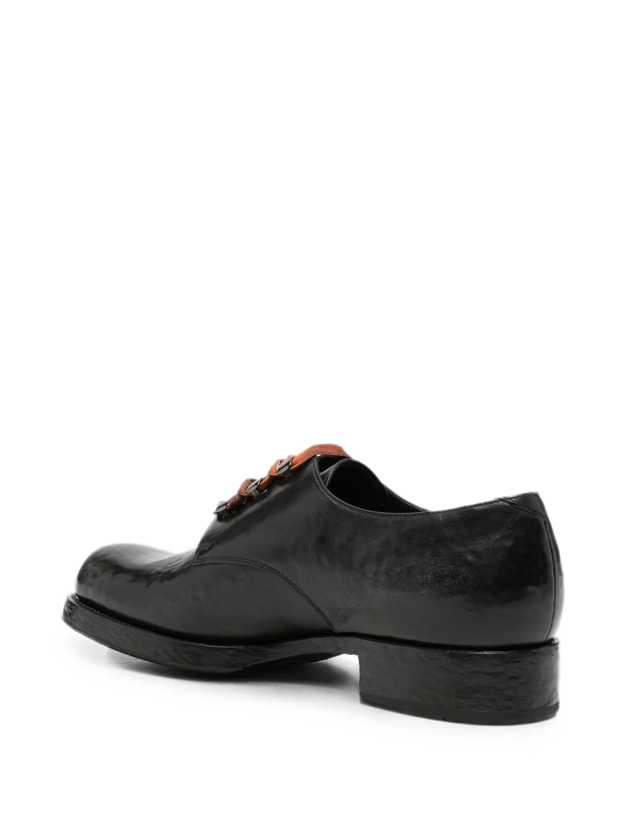 Runway lace-up derby shoes