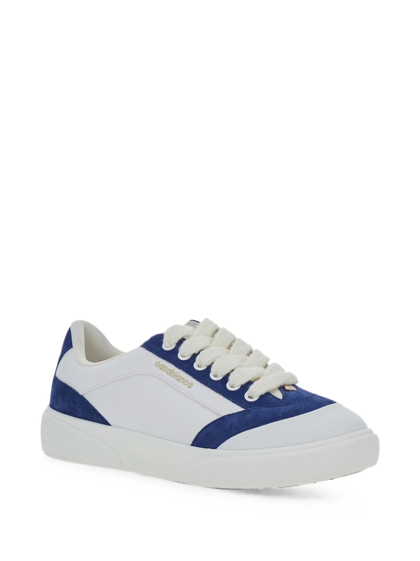 white & navy Del Mar sneaker