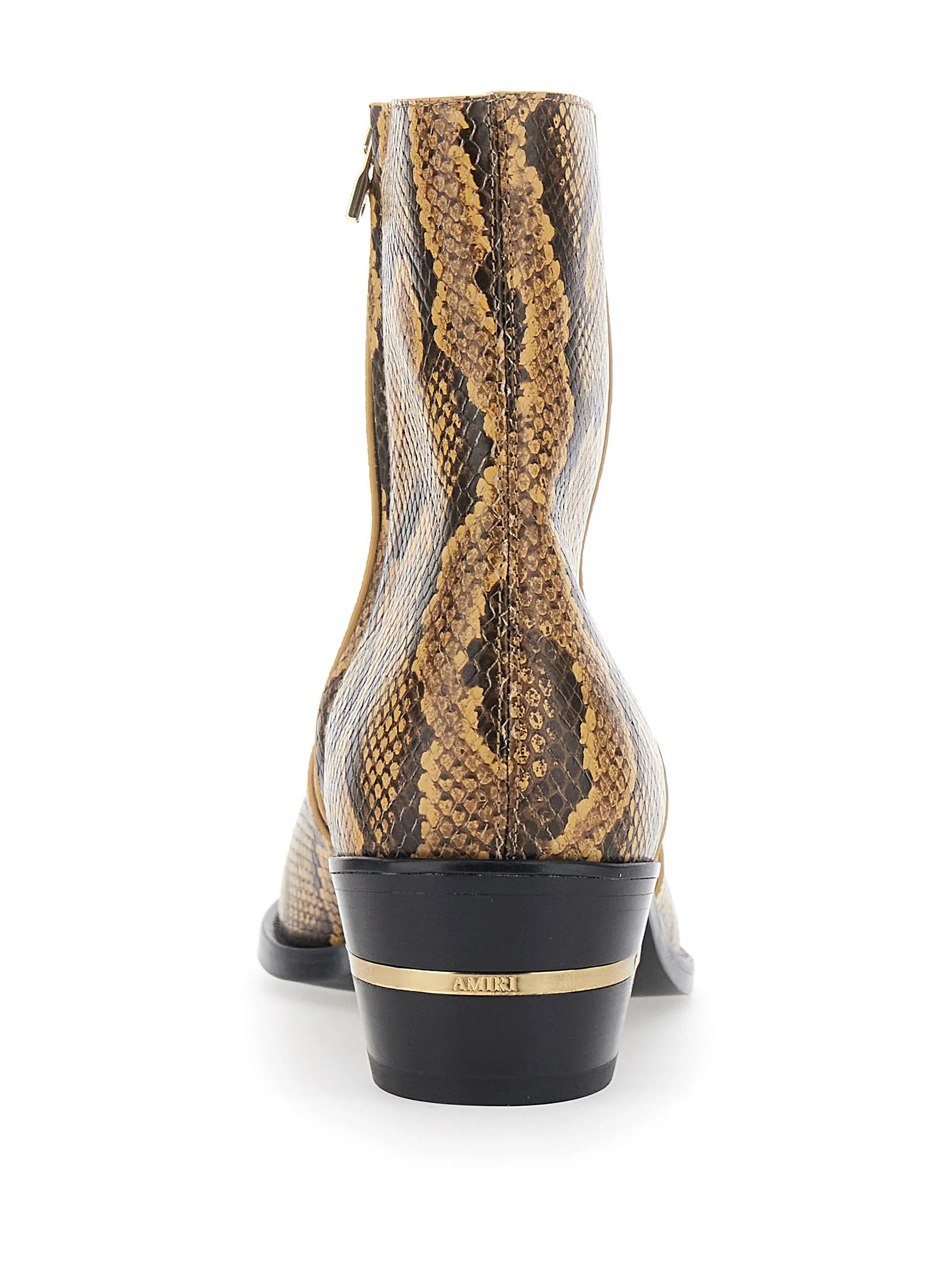 python embossed Ryder boots