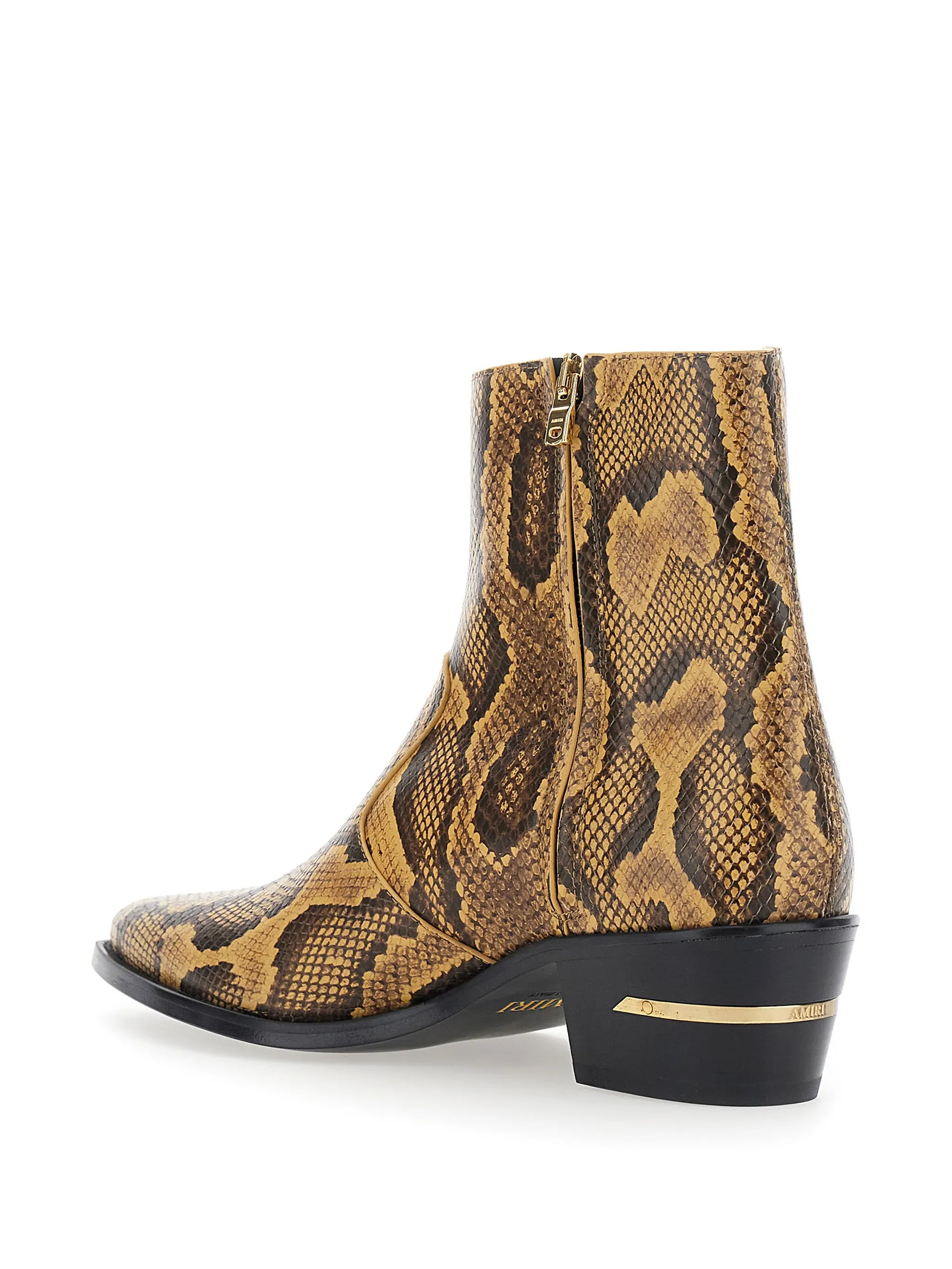 python embossed Ryder boots