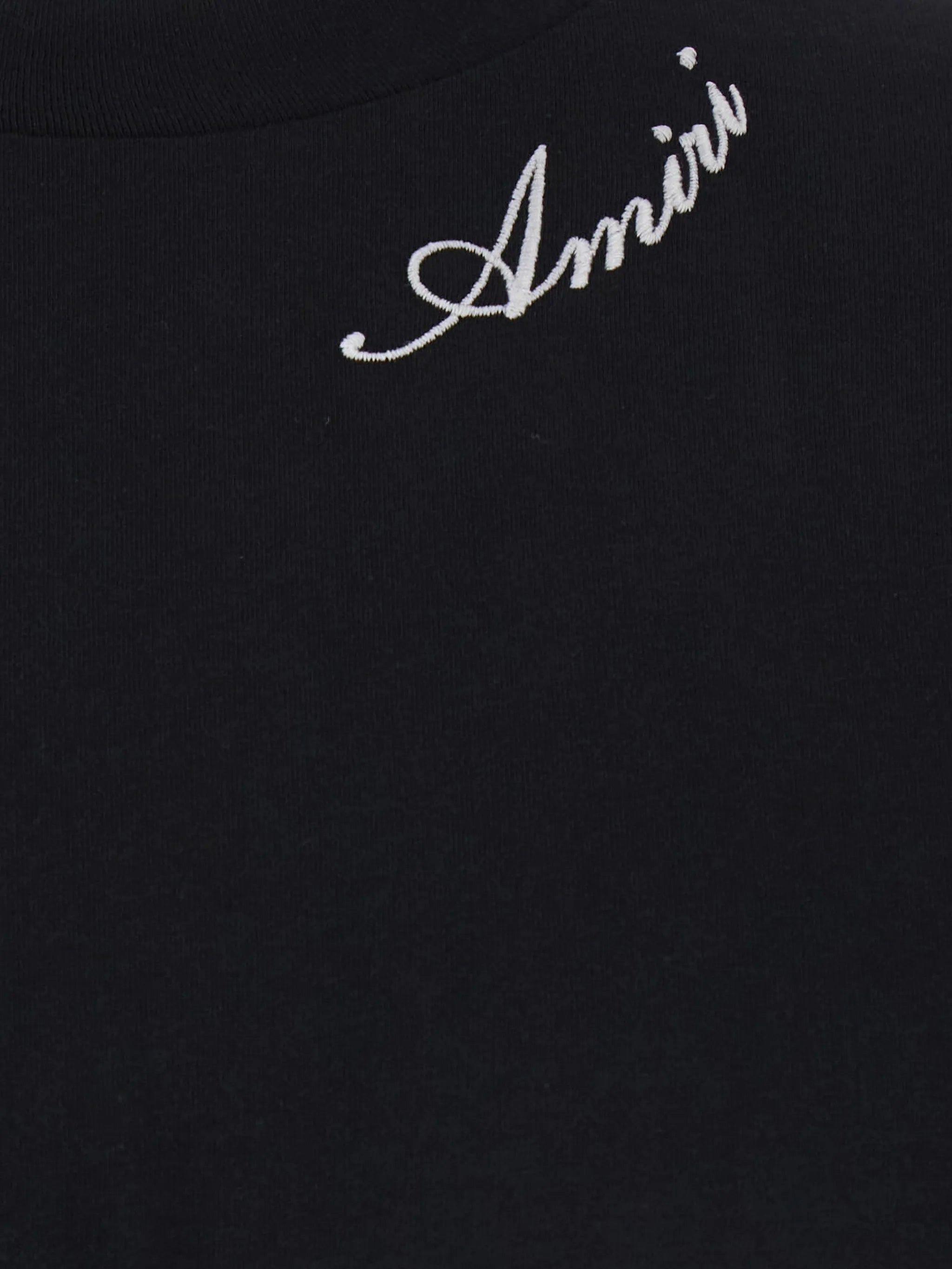 logo-embroidered T-shirt