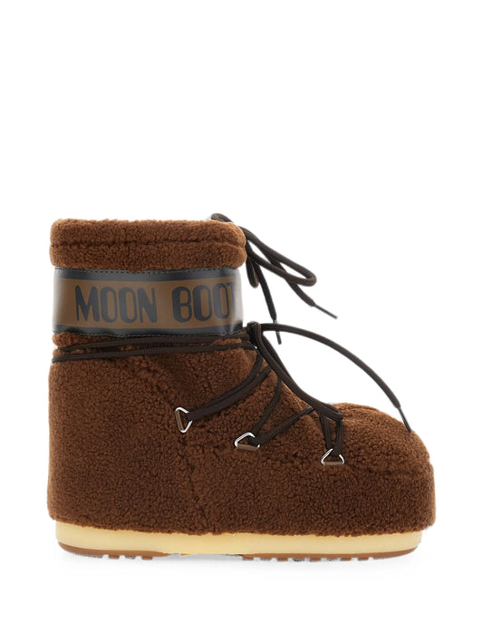 Icon Low shearling-effect boots