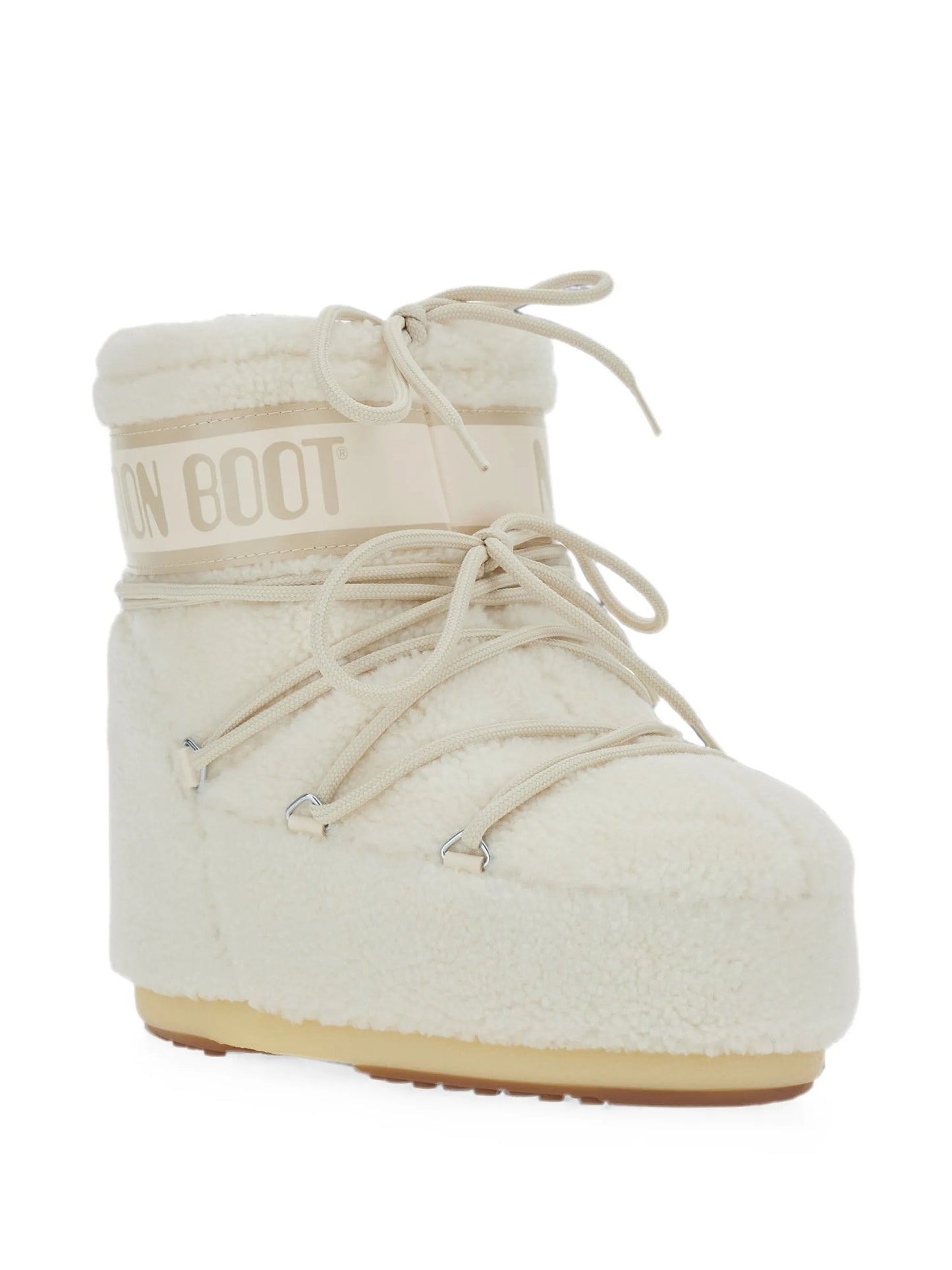 Icon Low shearling-effect boots