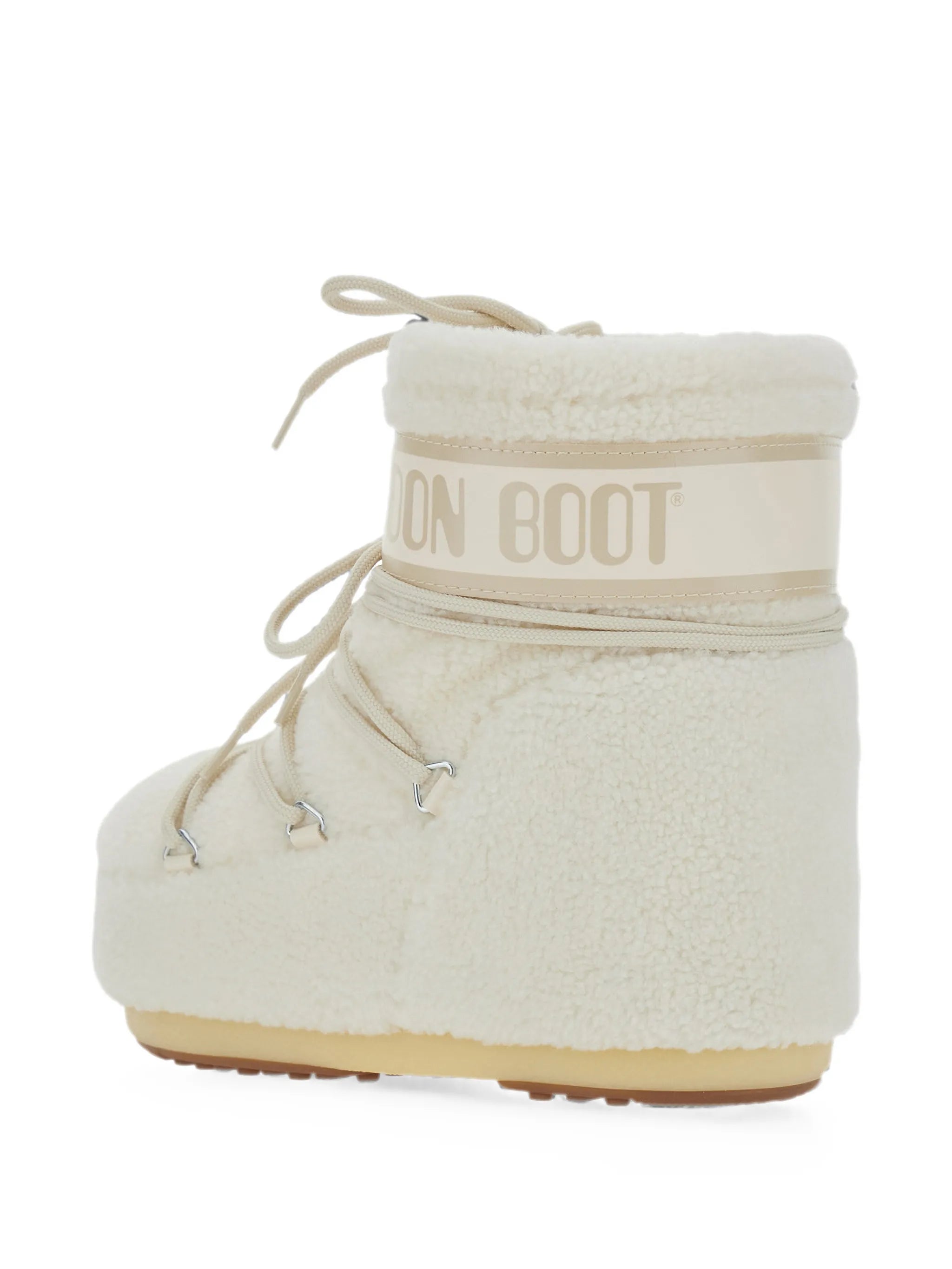 Icon Low shearling-effect boots