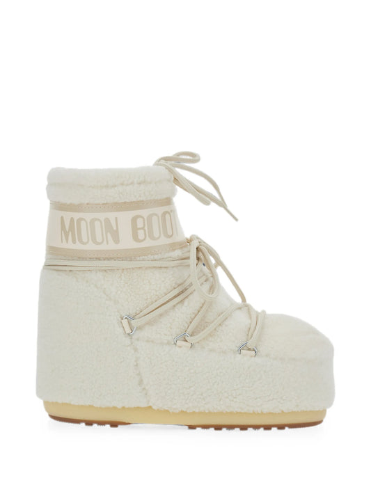 Icon Low shearling-effect boots