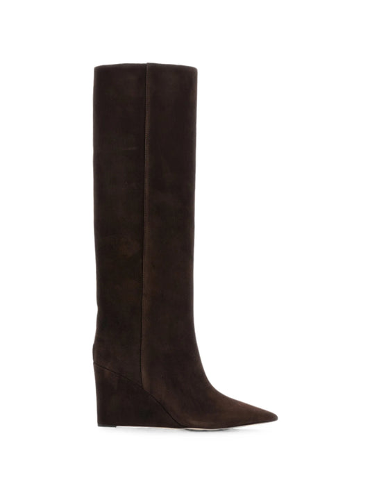 Blake wedge-heel boots