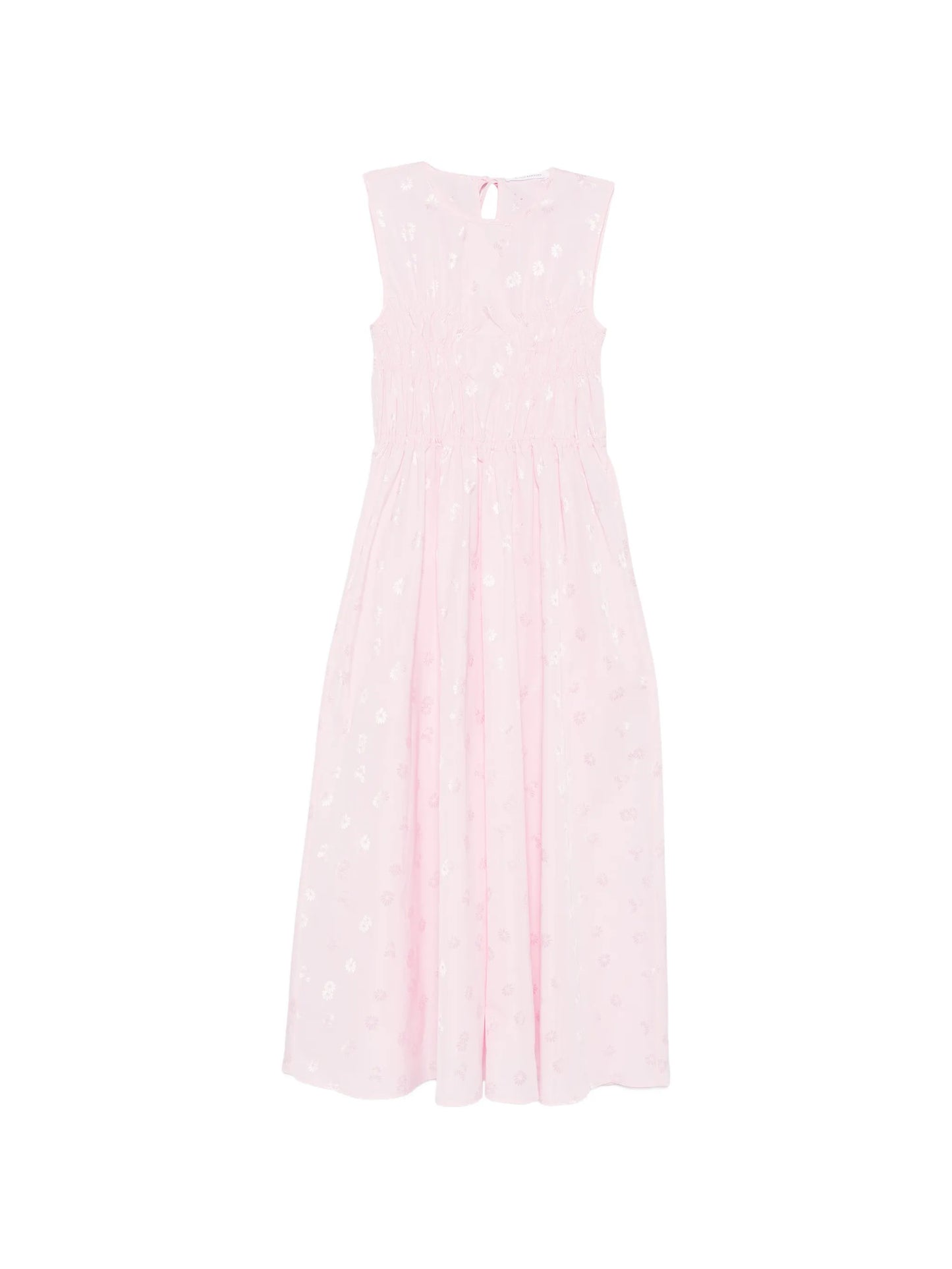 Christy floral-jacquard dress