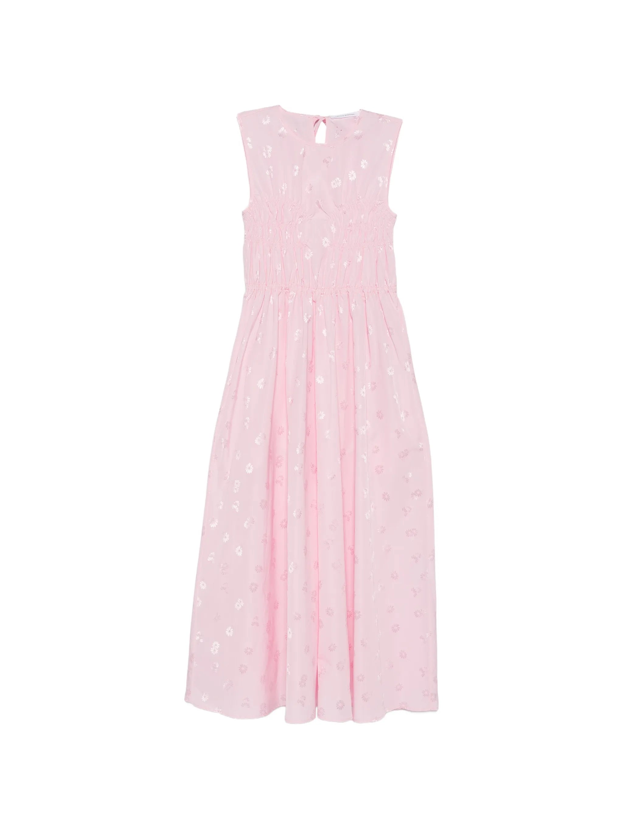Christy floral-jacquard dress