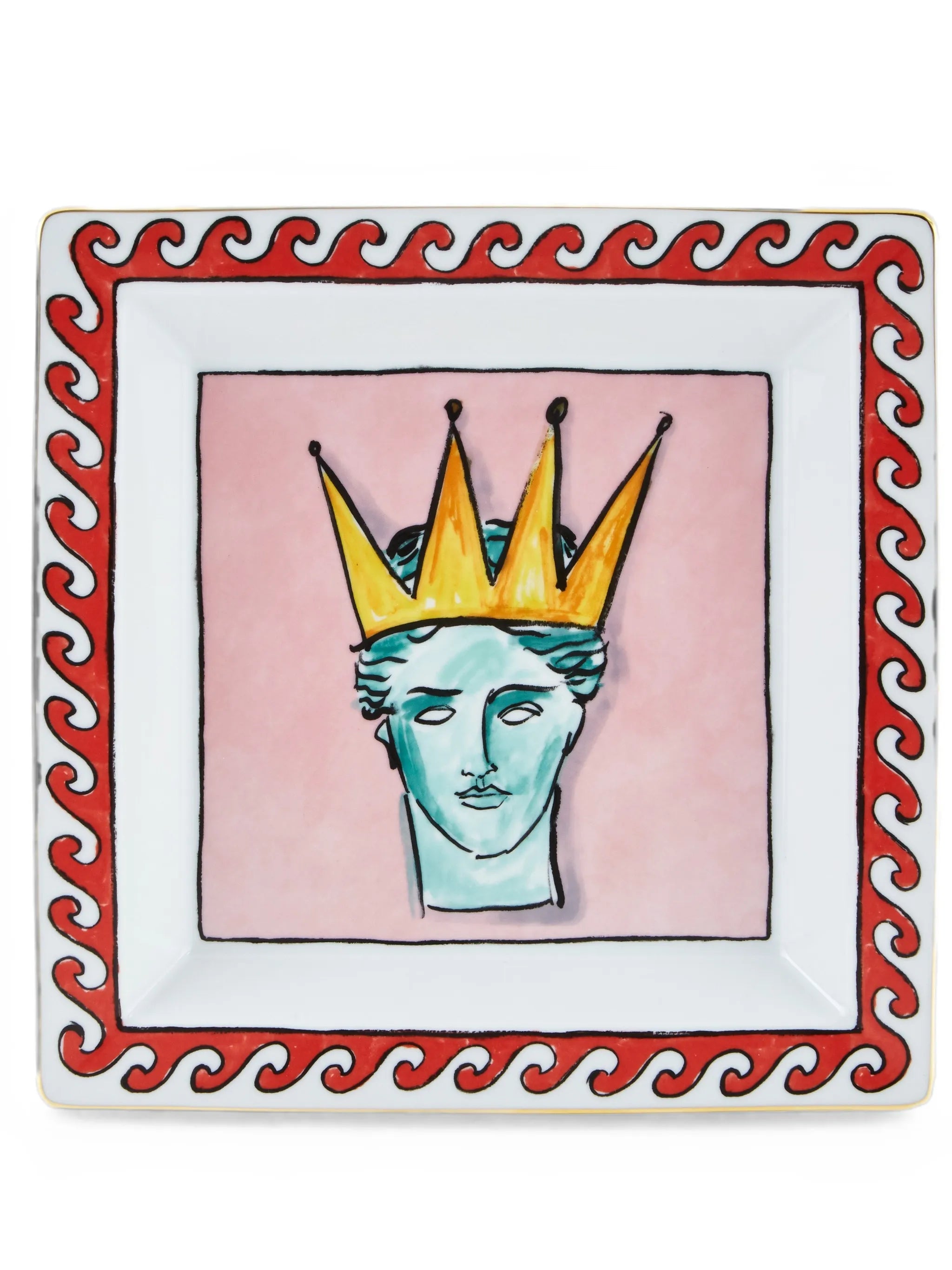 x Luke Edward Hall Il Viaggio Di Nettuno tray (24.5cm x 24.5cm)