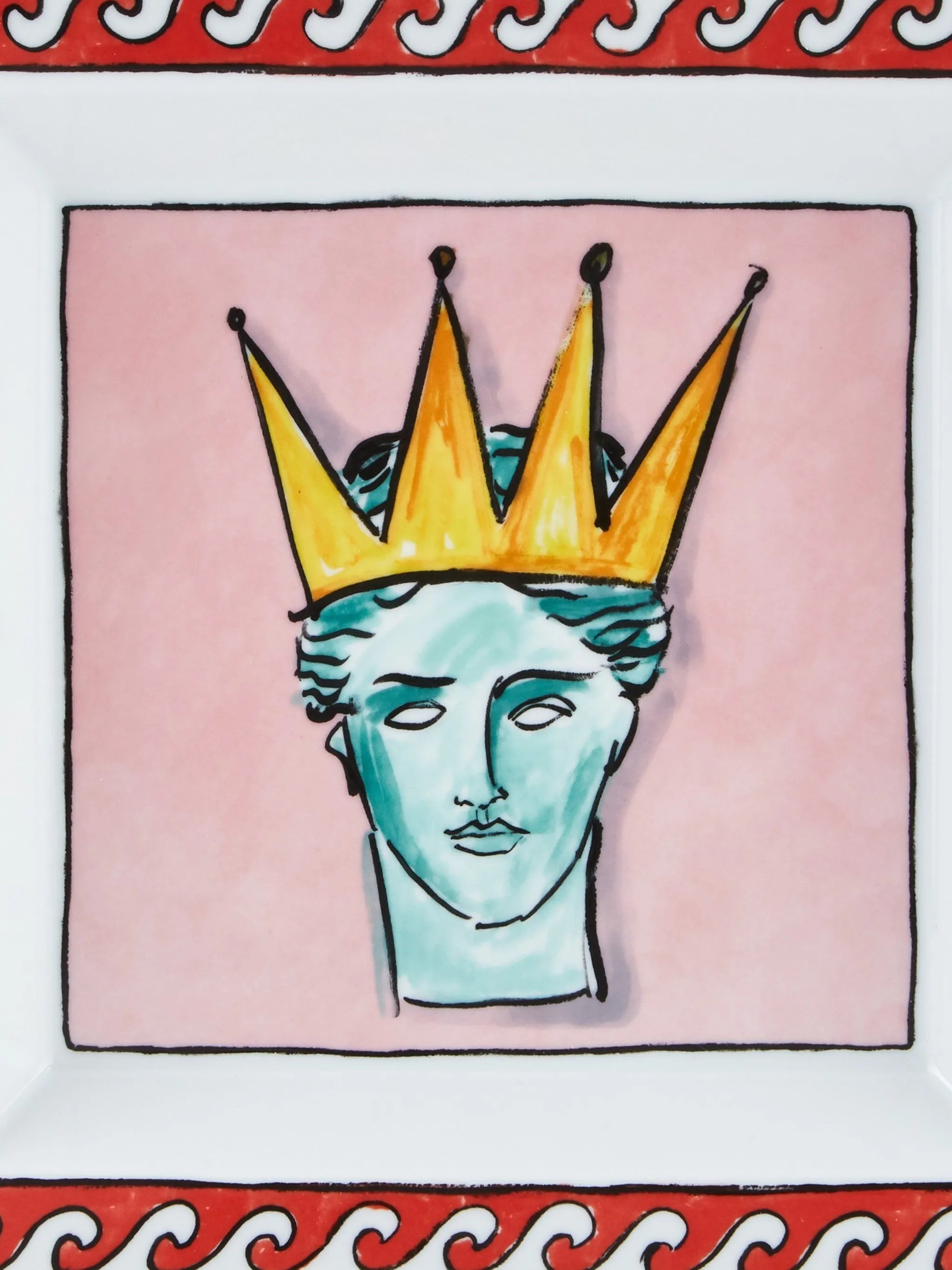 x Luke Edward Hall Il Viaggio Di Nettuno tray (24.5cm x 24.5cm)
