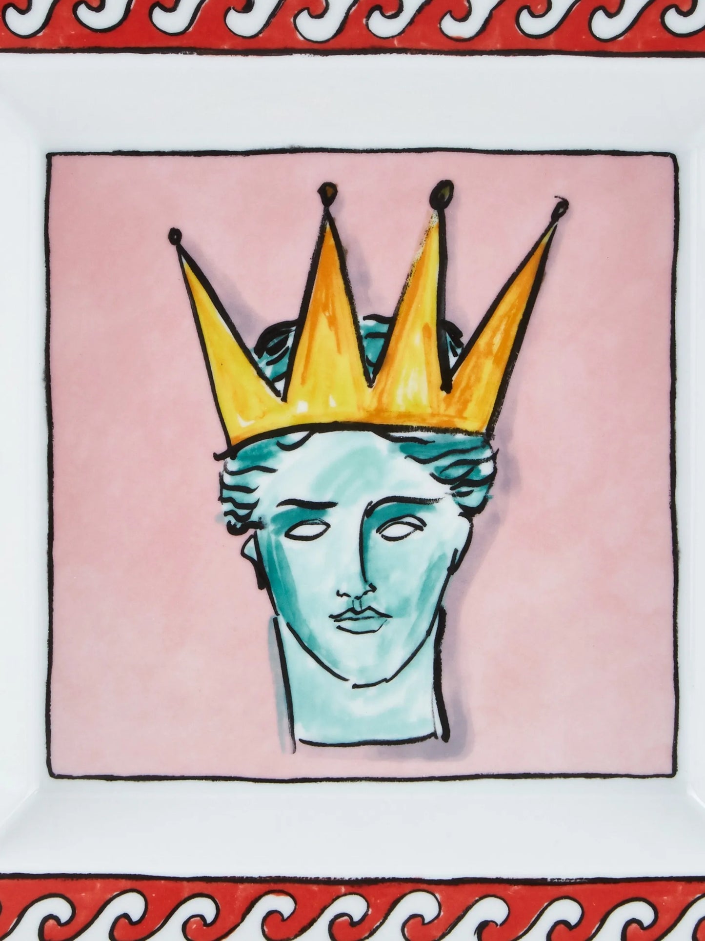 x Luke Edward Hall Il Viaggio Di Nettuno tray (24.5cm x 24.5cm)