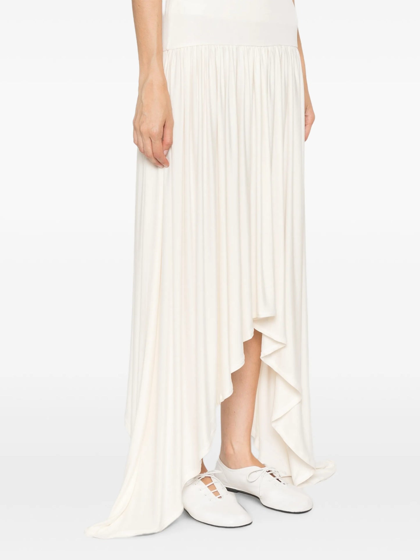 Elya asymmetric gathered skirt