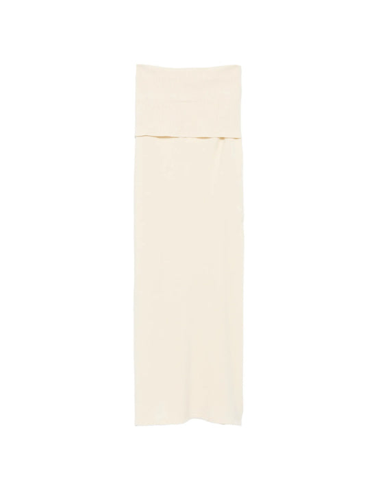 Oona ribbed-knit maxi skirt