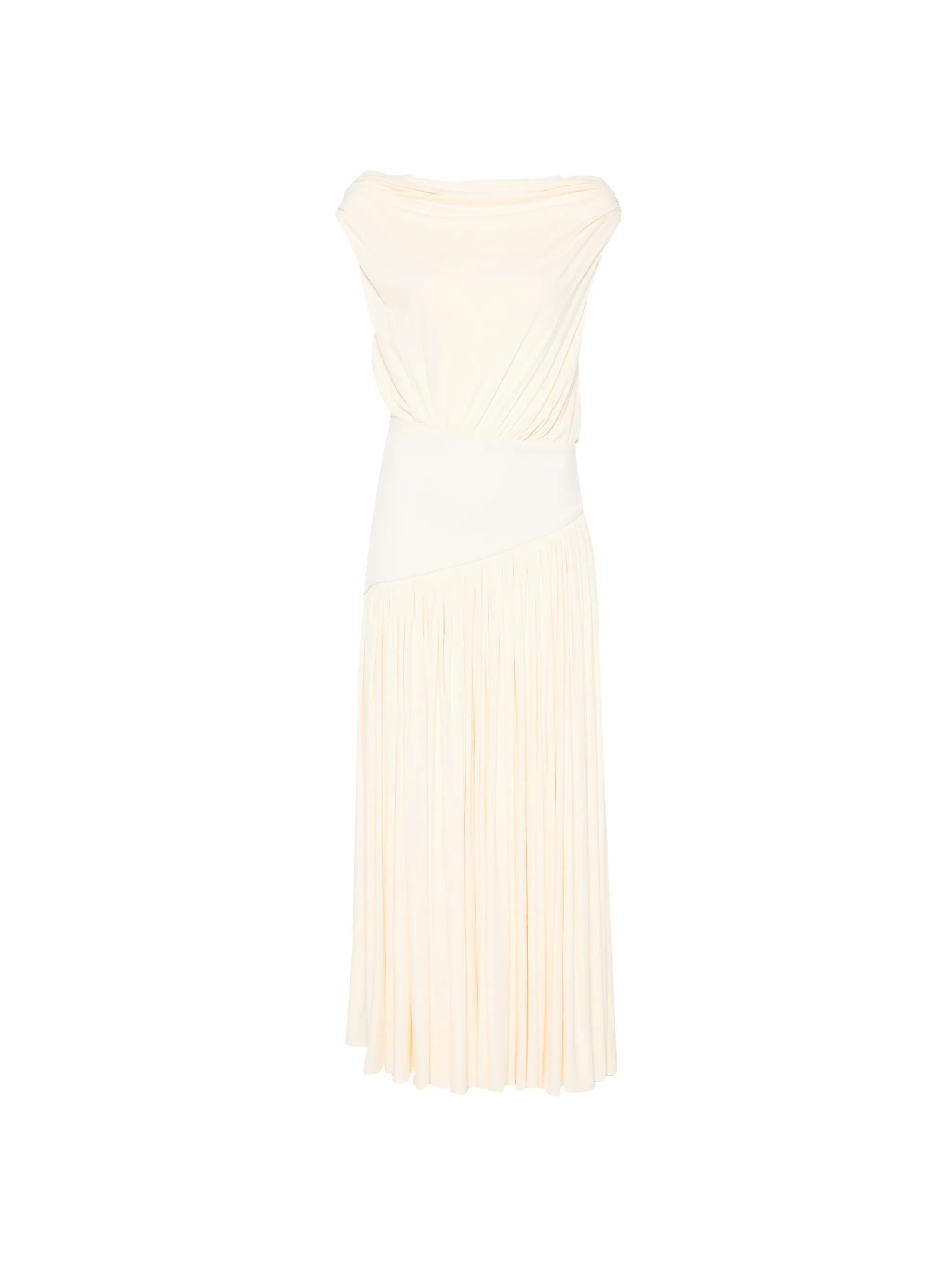 Gwen pleated midi dress