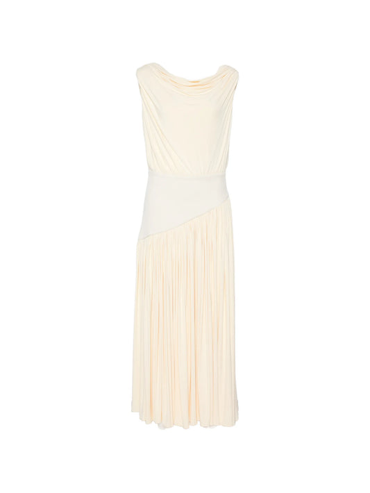 Gwen pleated midi dress