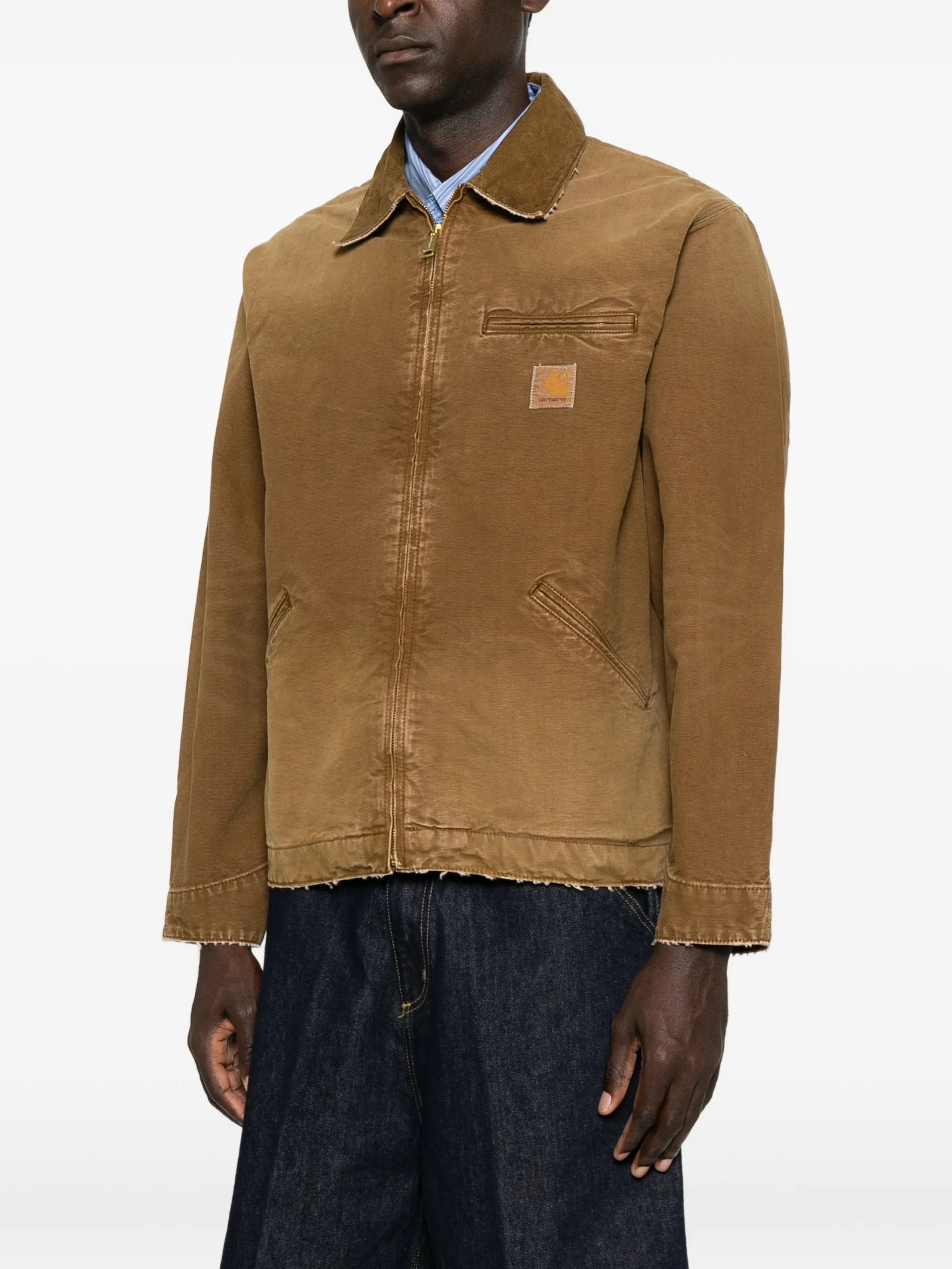 Detroit faded-effect jacket