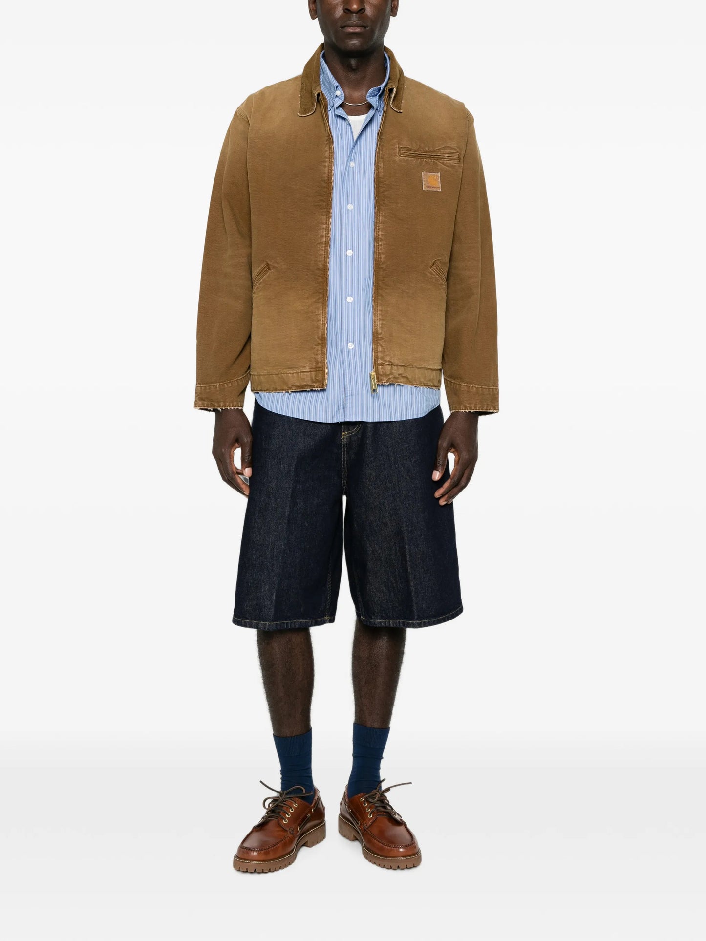 Detroit faded-effect jacket