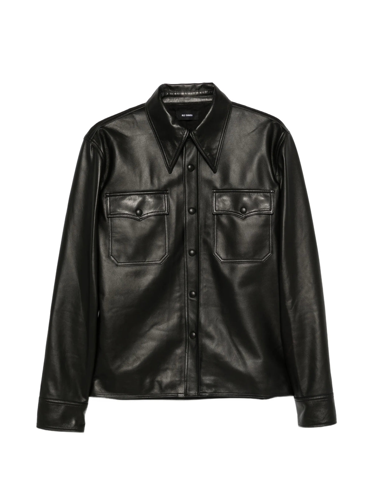 Chente leather overshirt