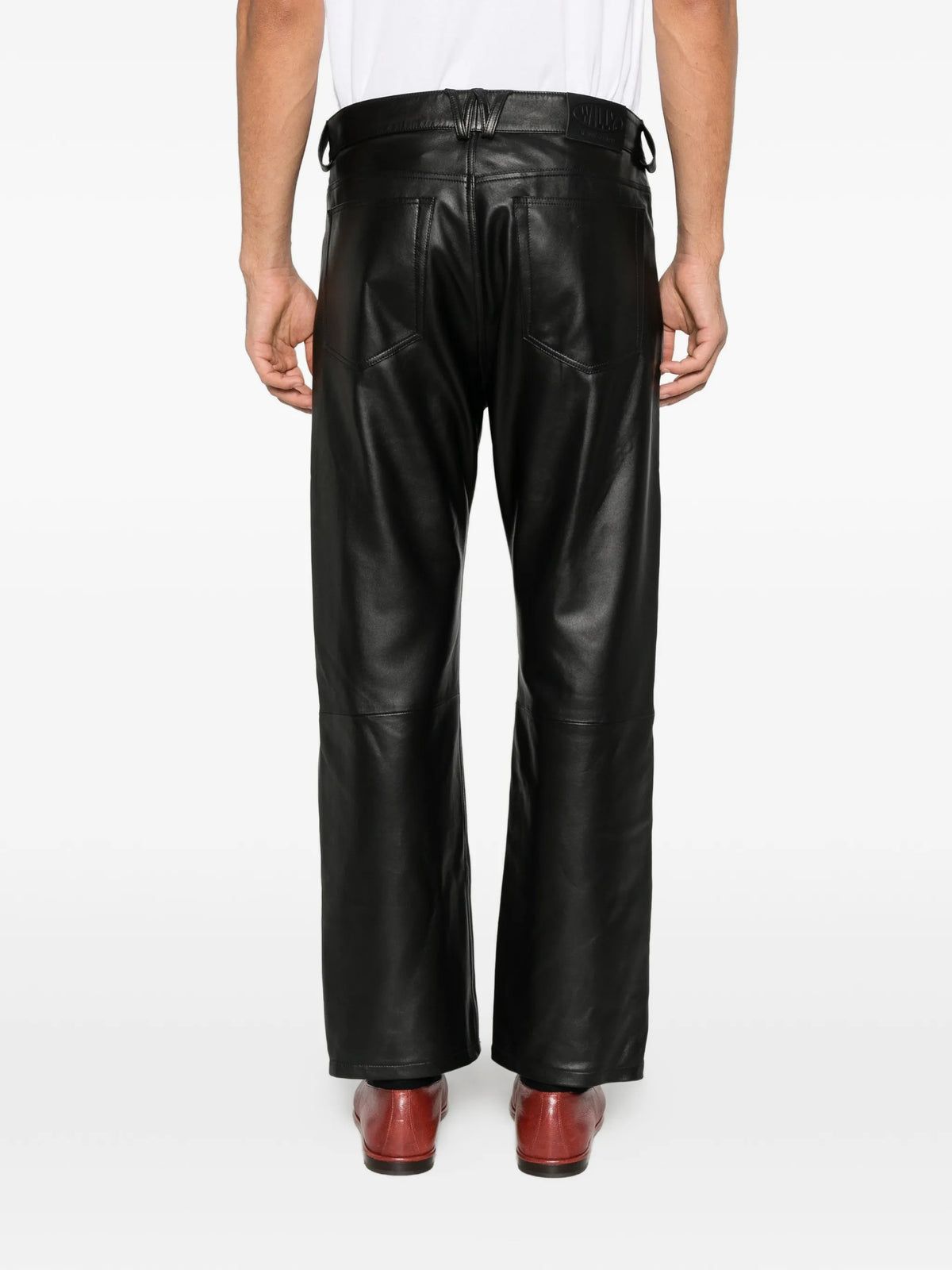 Chente leather trousers