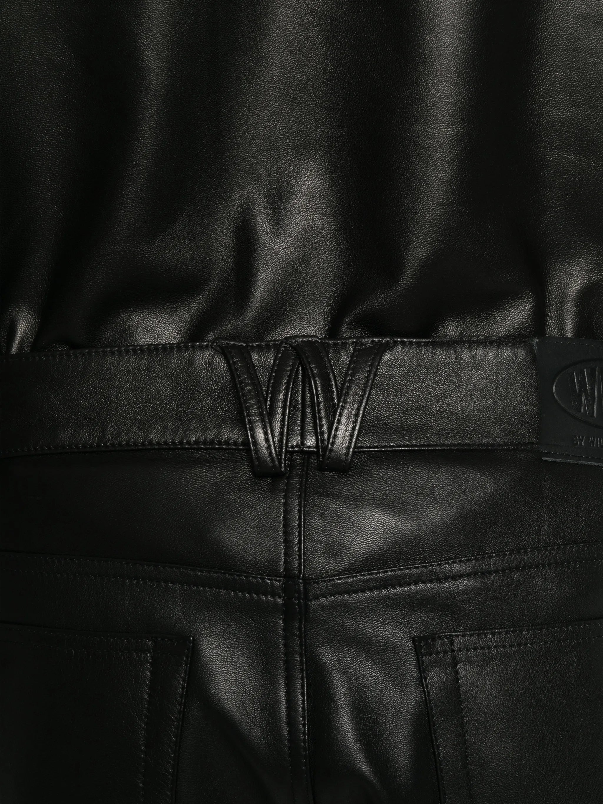Chente leather trousers