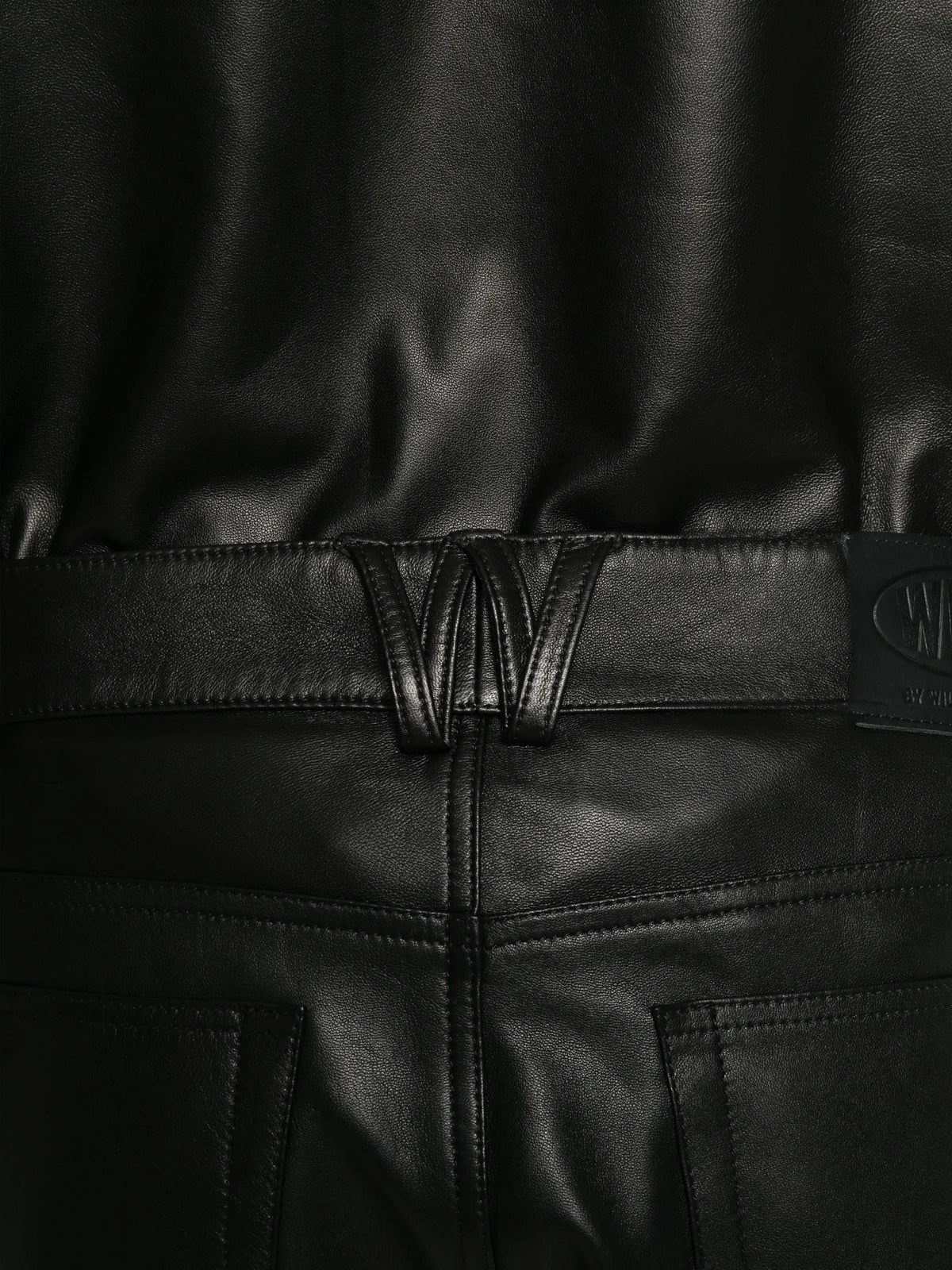 Chente leather trousers
