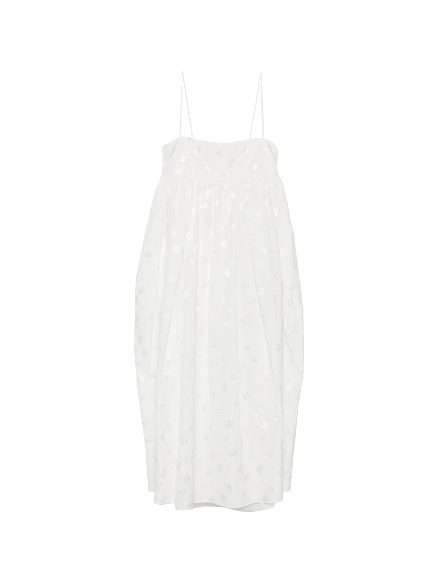 Vilma embroidered bow-detail dress