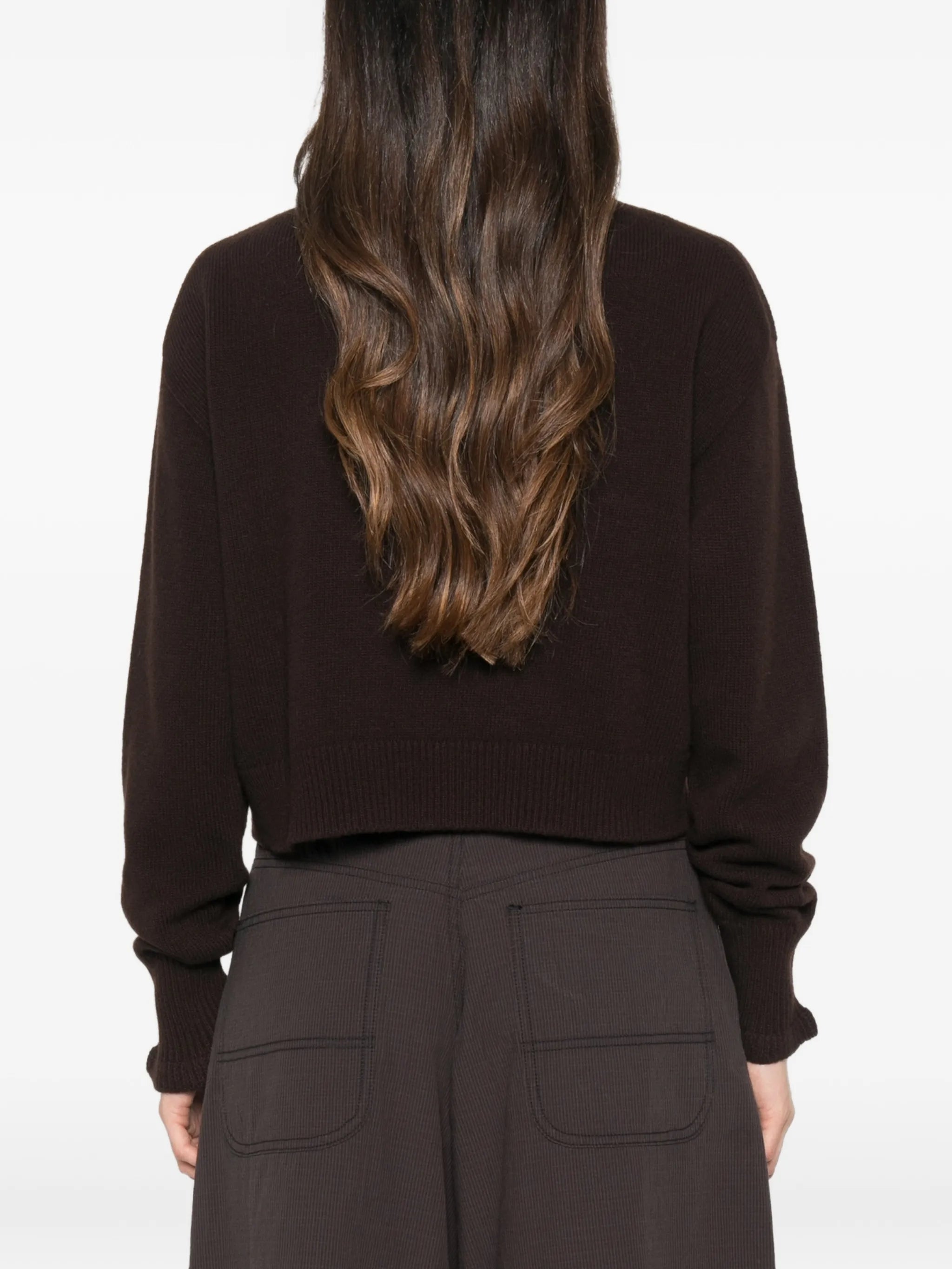 Drusilla bow-appliqué knit