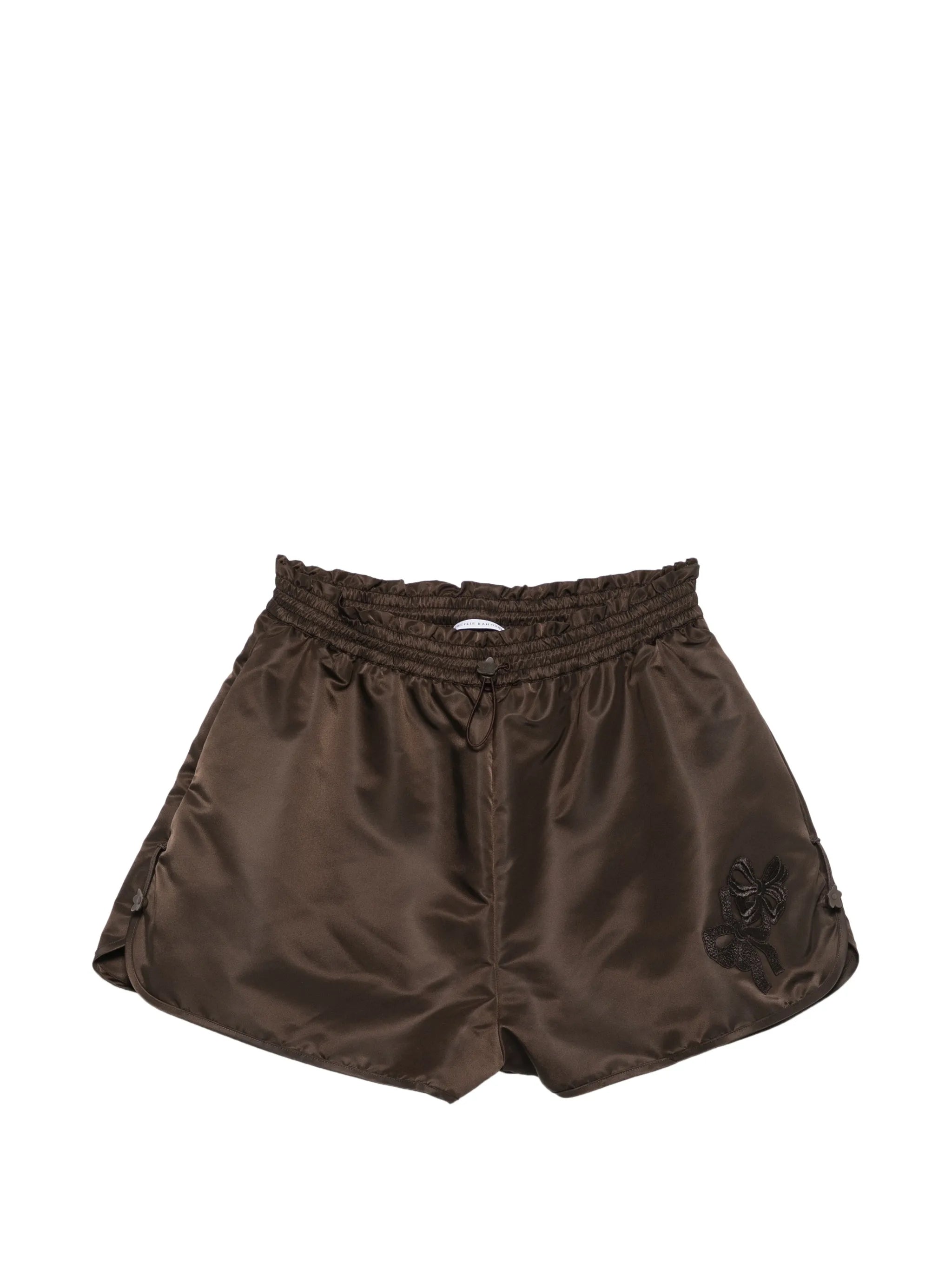 Colette bow-embroidered shorts