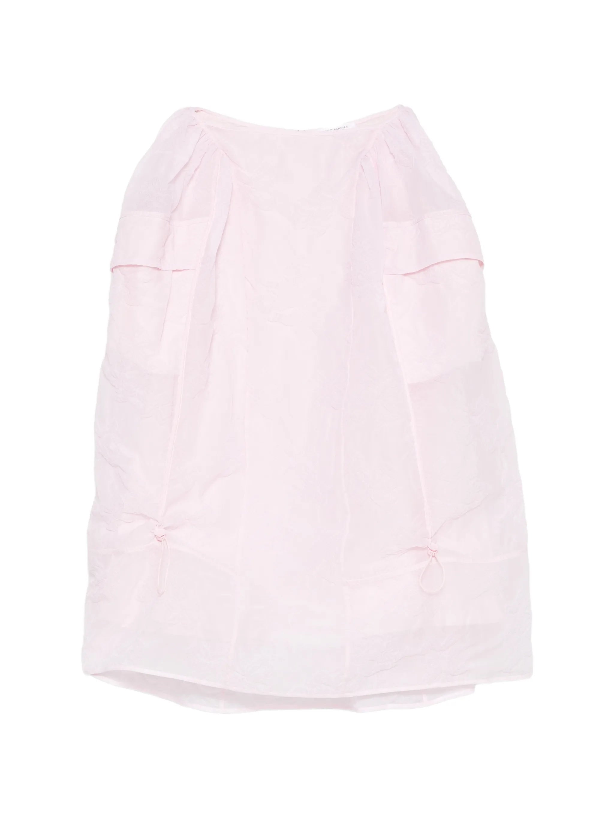 Papillon matelassé maxi skirt