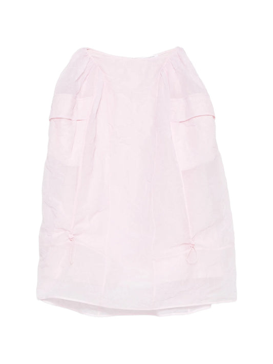 Papillon matelassé maxi skirt