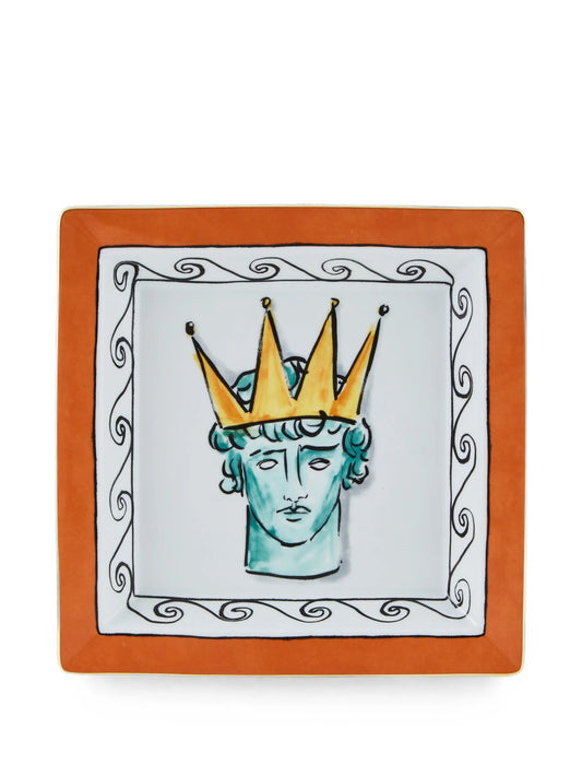 x Luke Edward Hall larbe Il Viaggio di Nettuno-motif square tray (24.5cm)