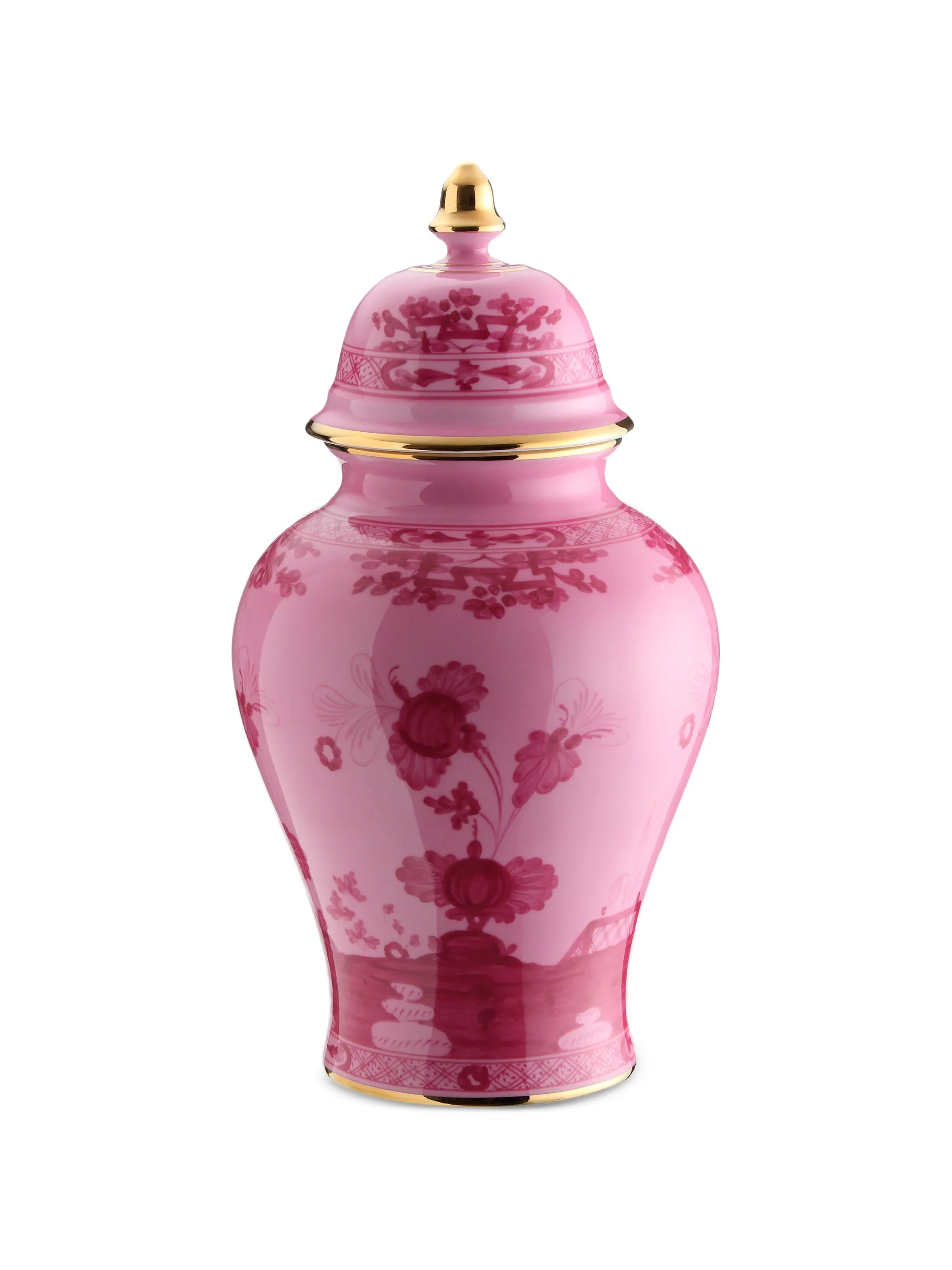 large Oriente Italiano-motif vase (38cm)