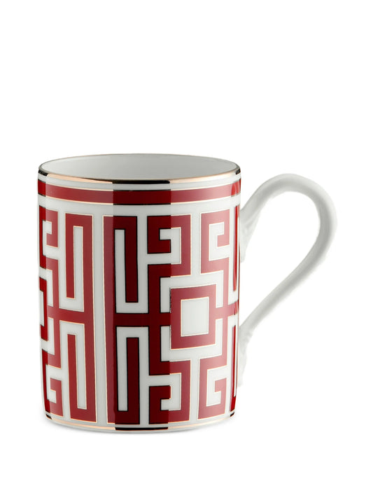 Labirinto geometric-print mug