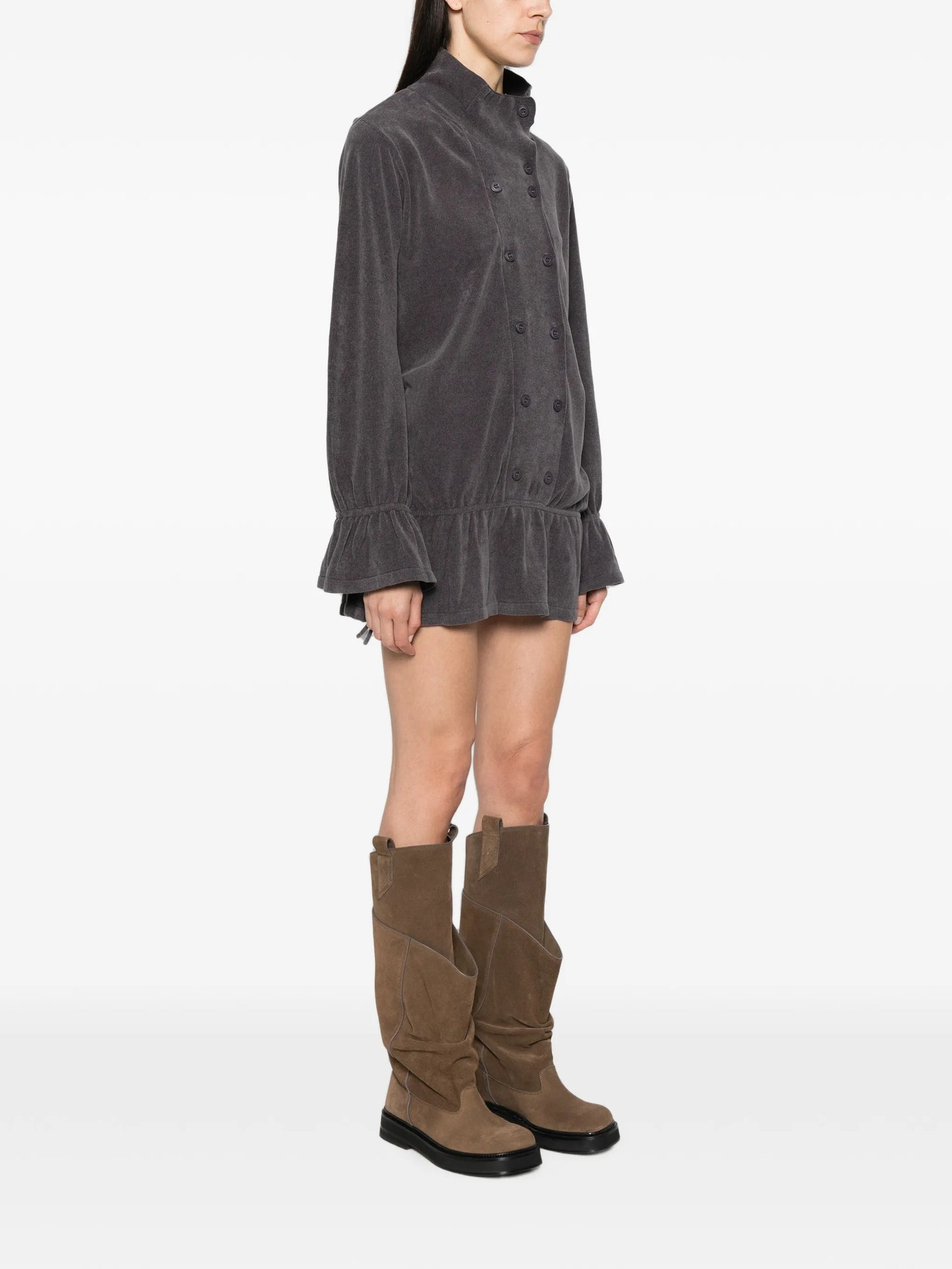 Ara double-breasted mini dress