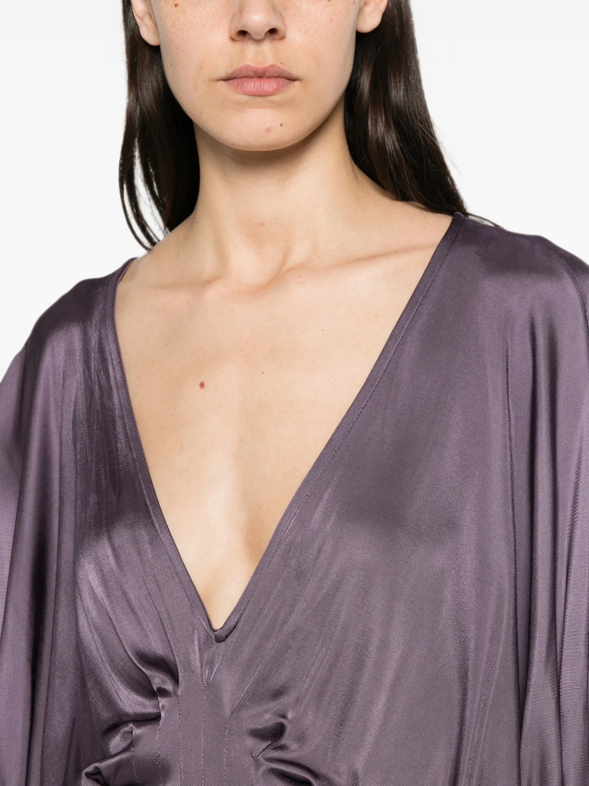 Luma Mazi V-neck maxi dress