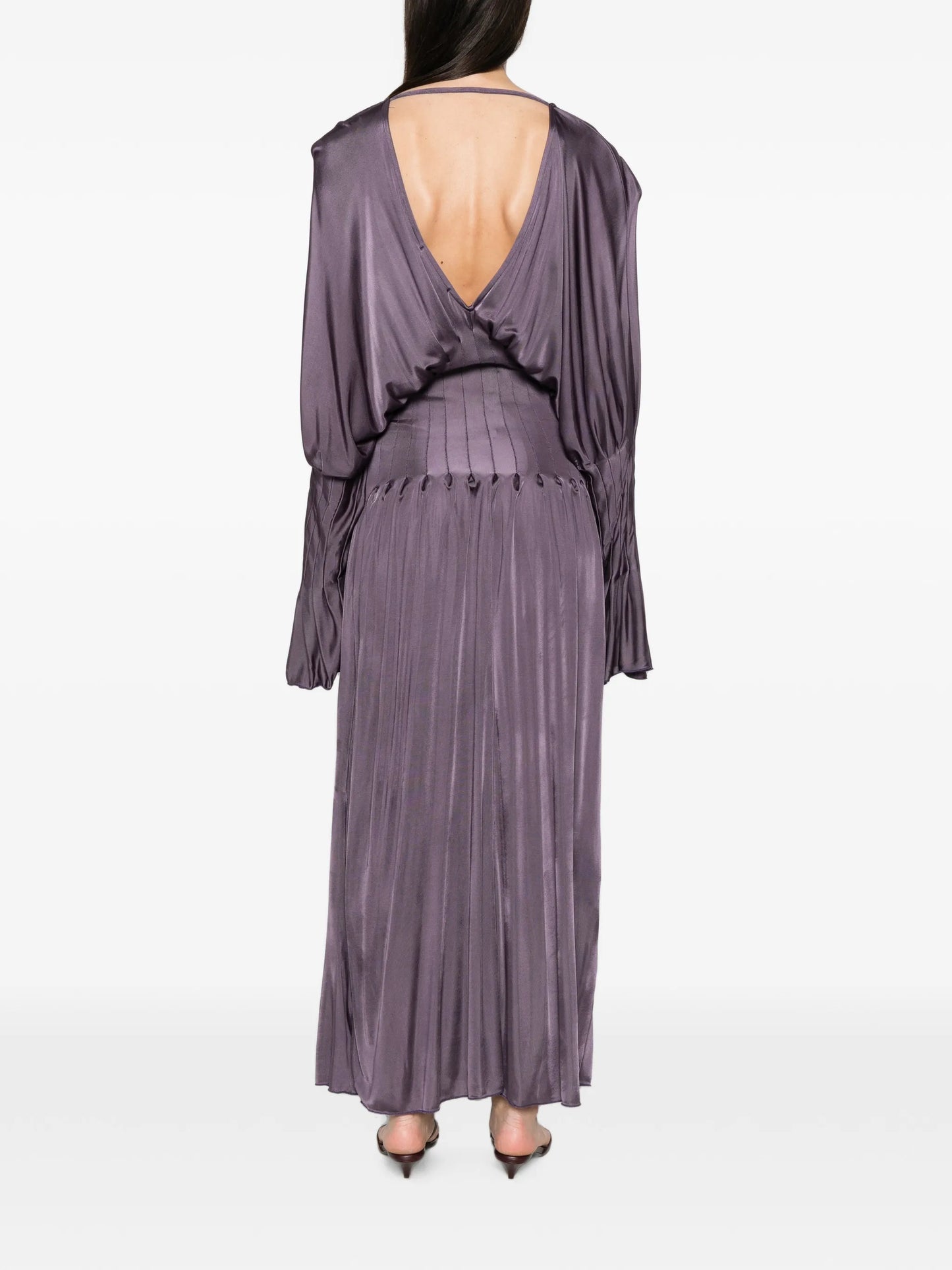 Luma Mazi V-neck maxi dress