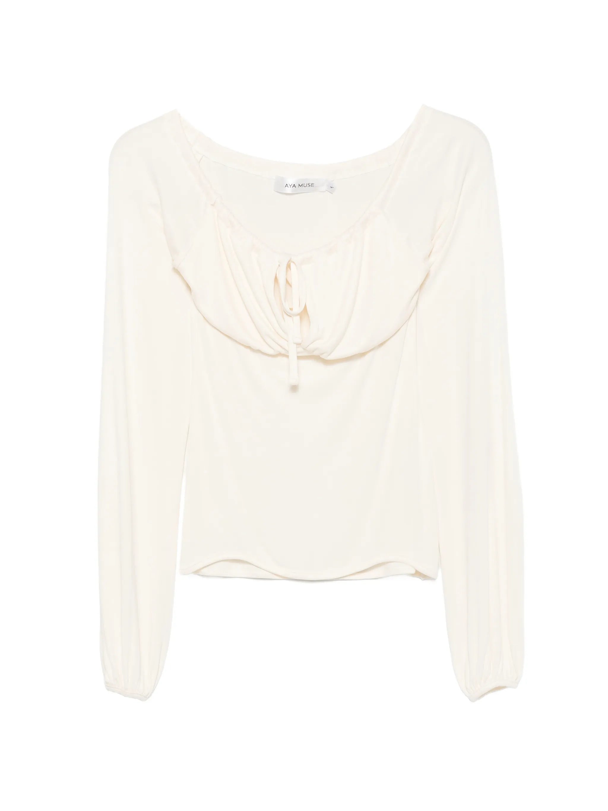 Elya tie-fastening blouse