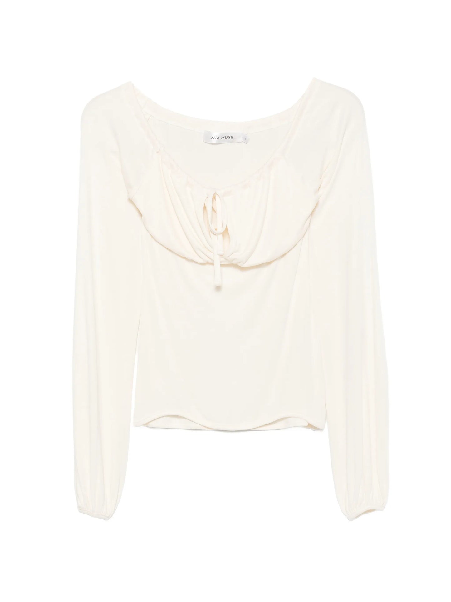 Elya tie-fastening blouse