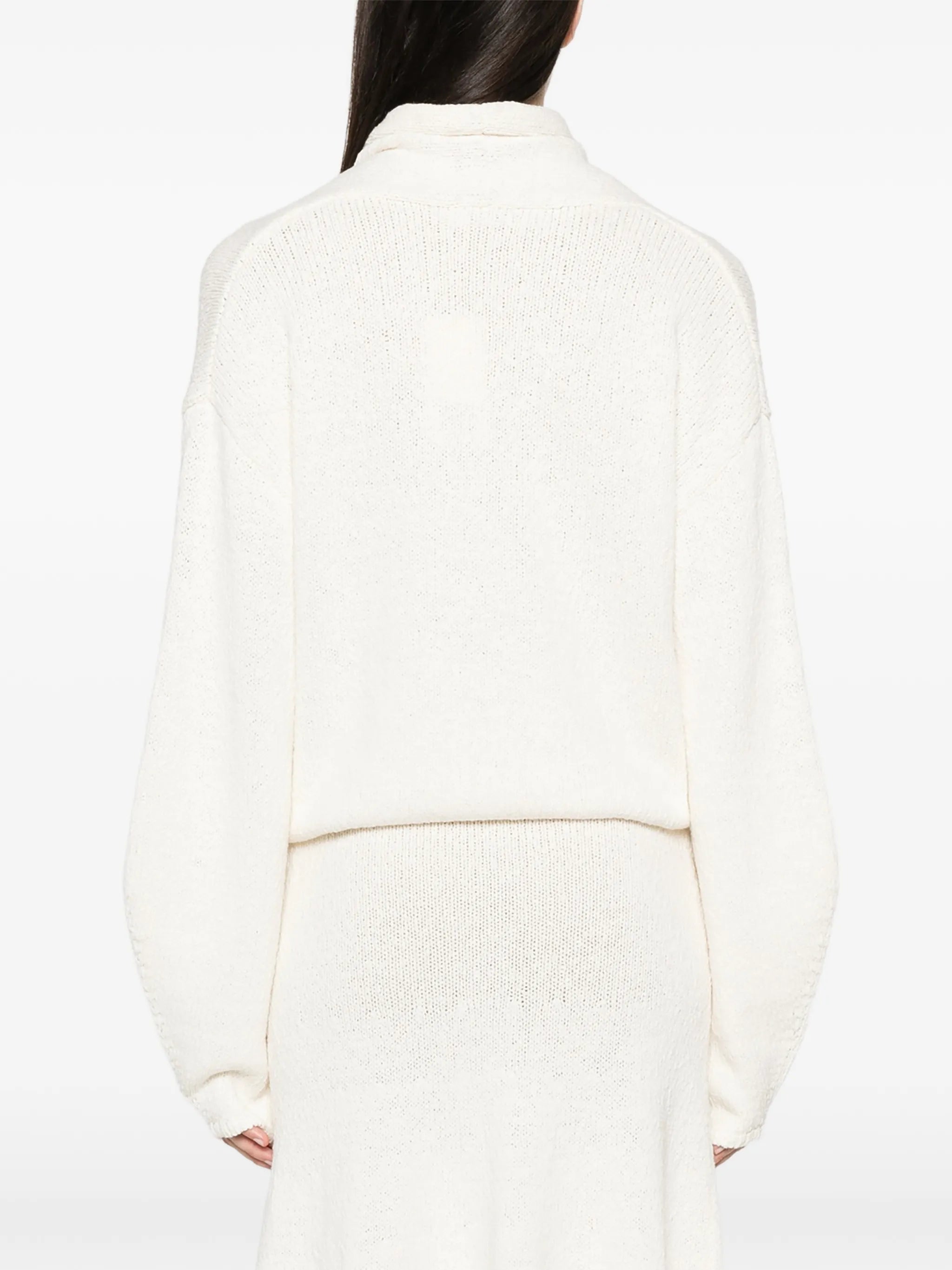 Kena wrap-style sweater