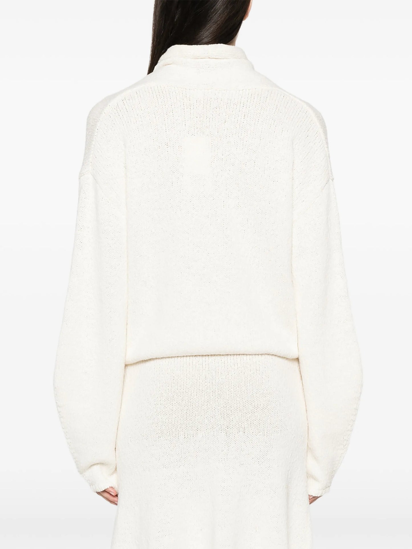 Kena wrap-style sweater