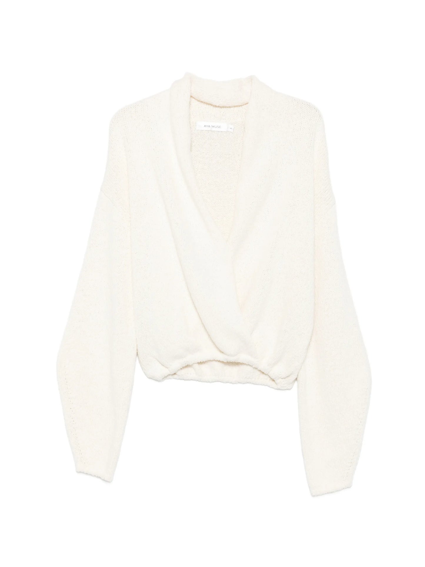 Kena wrap-style sweater