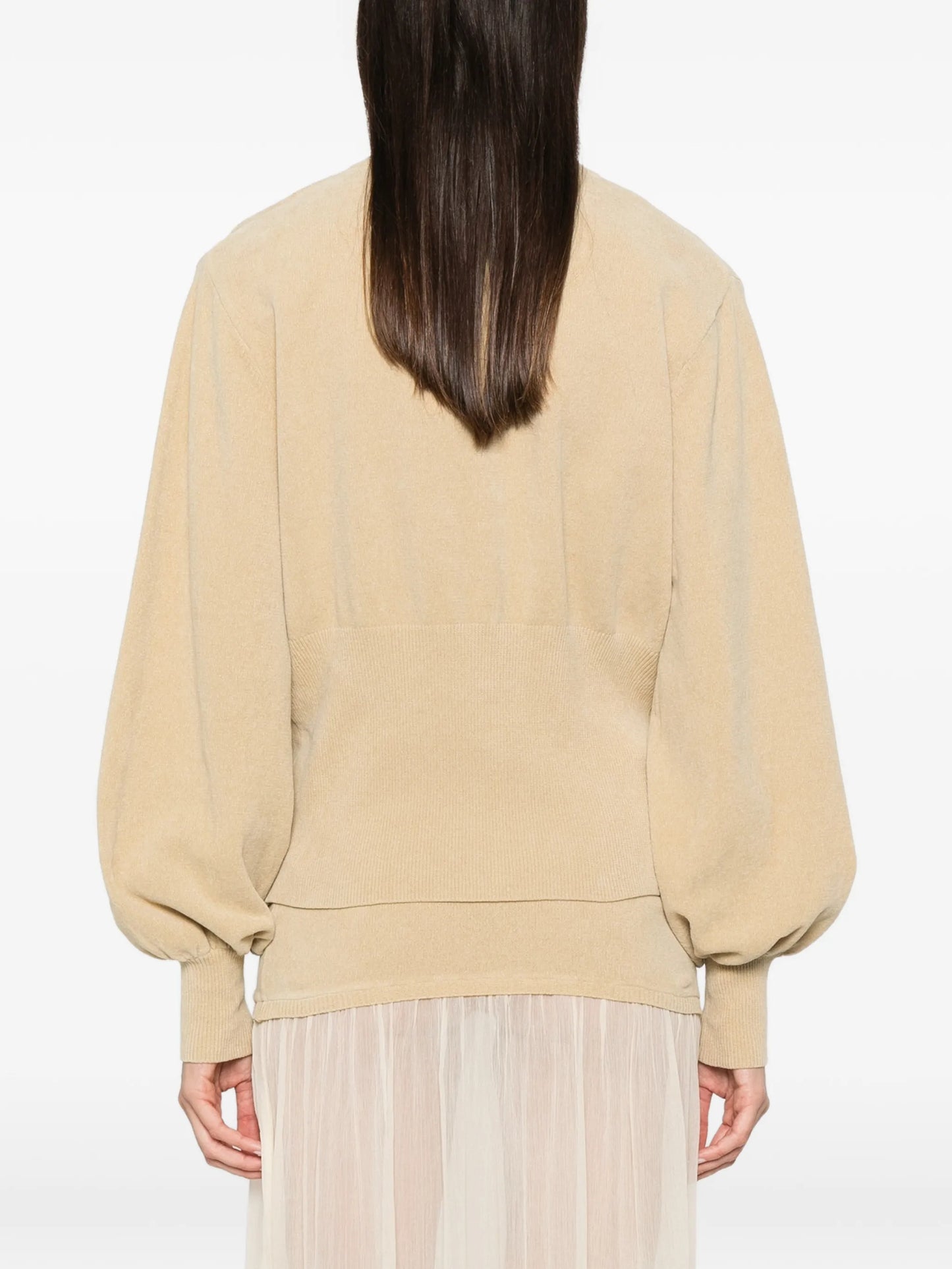 Asha high-neck cardigan